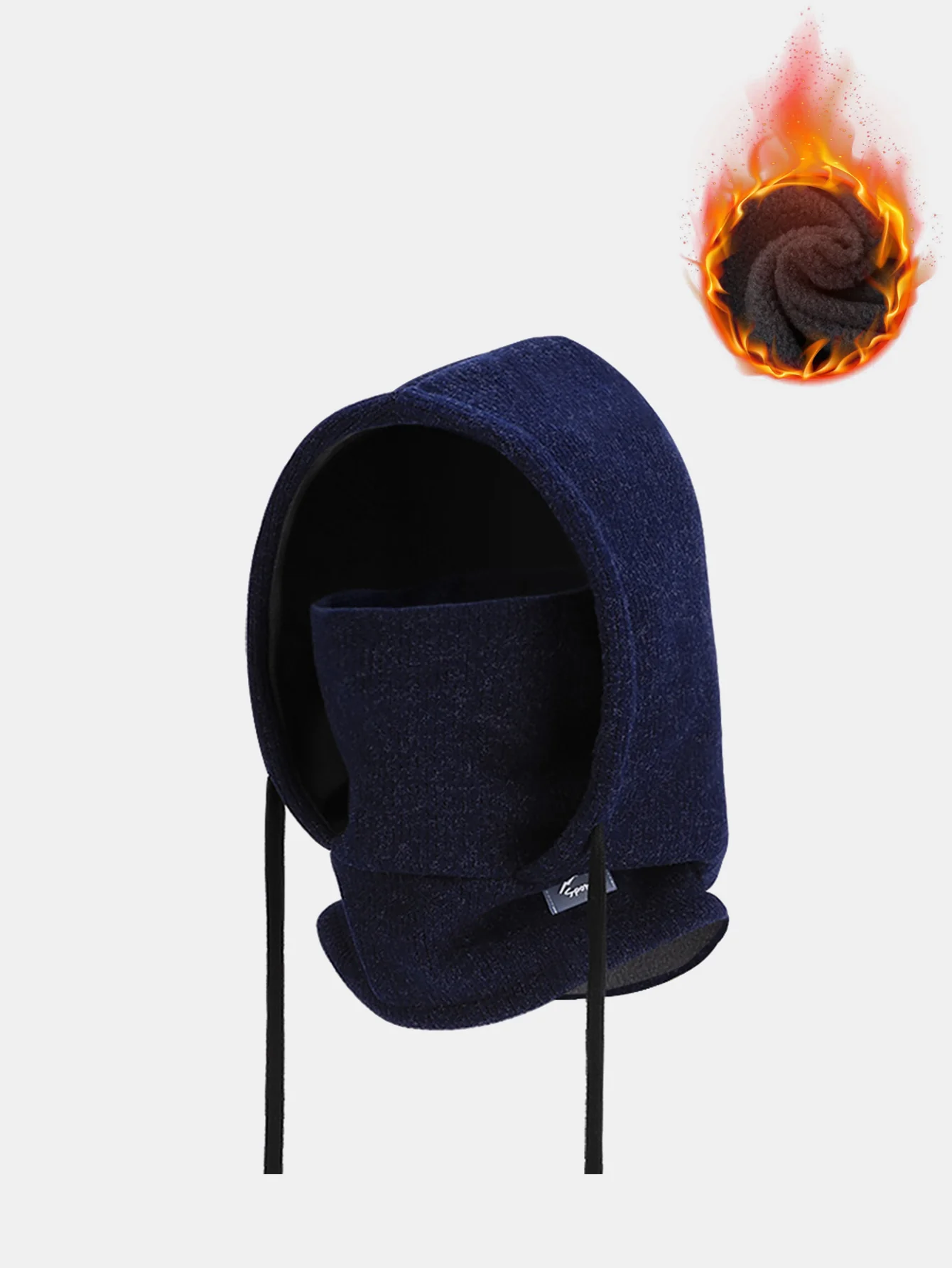 Unisex Warm Windproof Knitted Balaclava Hat With Ski Mask Face Cover - Image 3