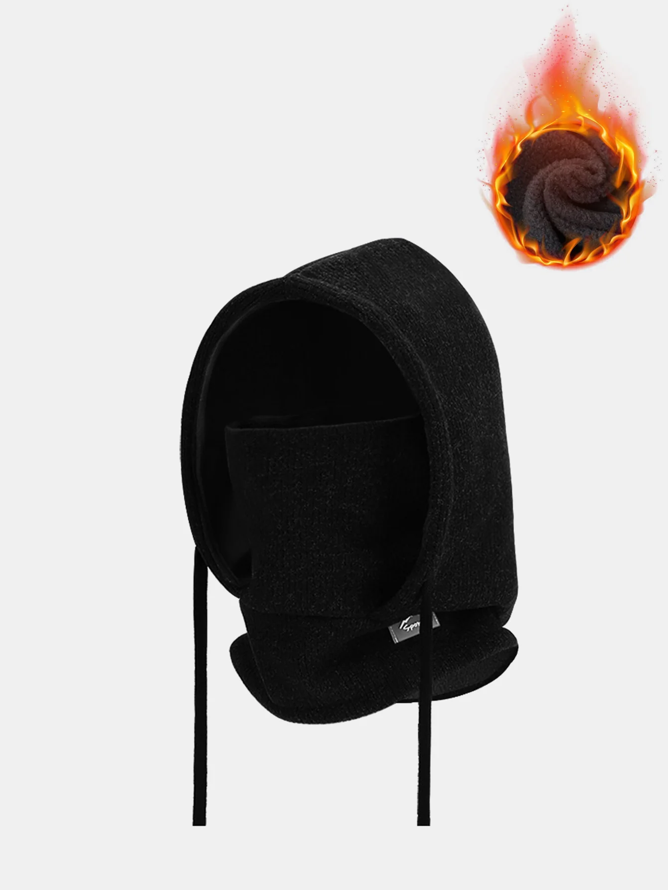 Unisex Warm Windproof Knitted Balaclava Hat With Ski Mask Face Cover - Image 4
