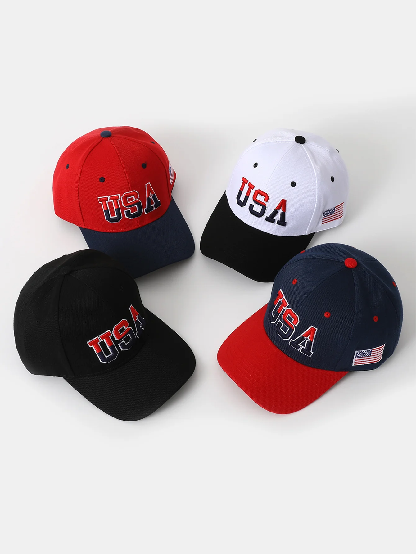 USA bestickte Trucker-Baseballkappe - Image 5