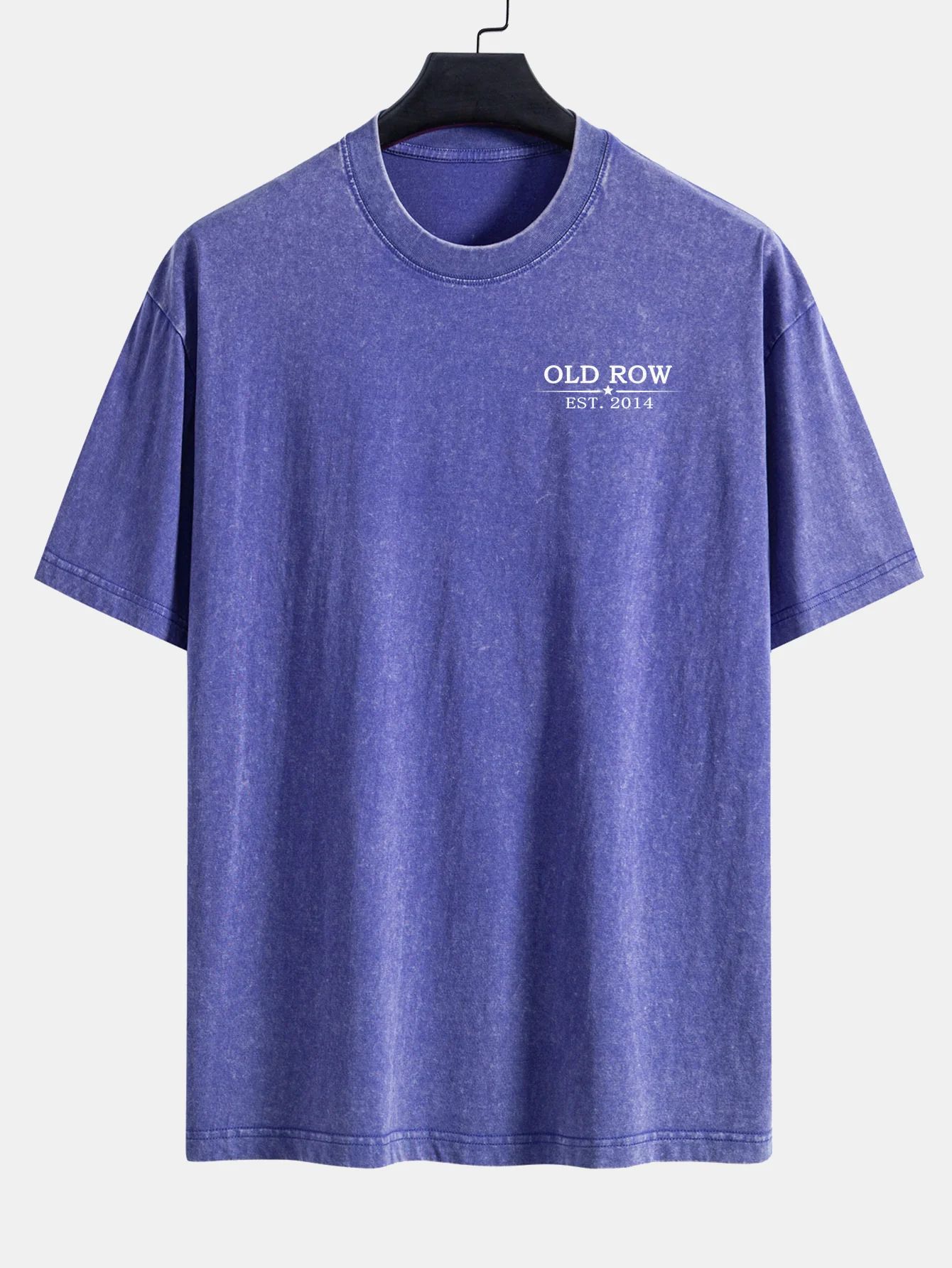 USA Old Row Bierdruck Gewaschenes Abgenutztes Drop-Shoulder T-Shirt - Image 12