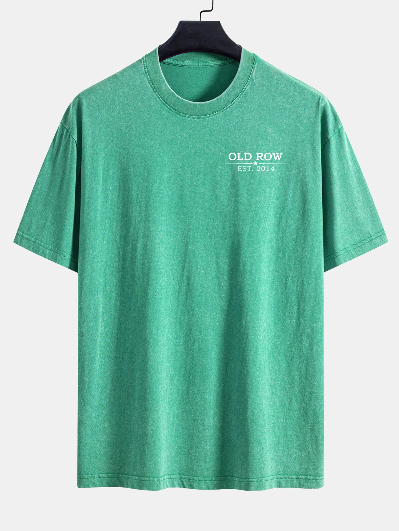 USA Old Row Bierdruck Gewaschenes Abgenutztes Drop-Shoulder T-Shirt - Image 16