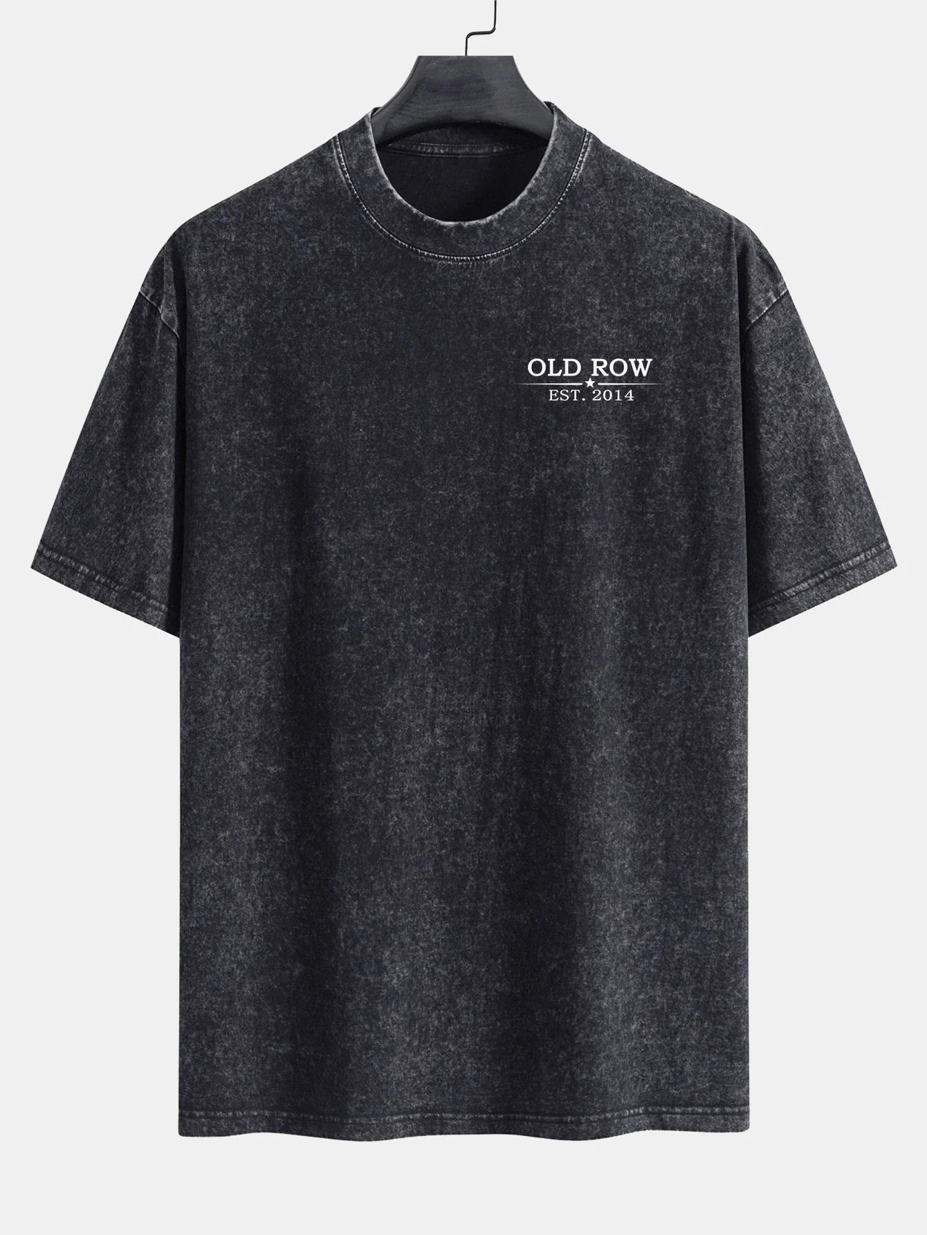 USA Old Row Bierdruck Gewaschenes Abgenutztes Drop-Shoulder T-Shirt - Image 2