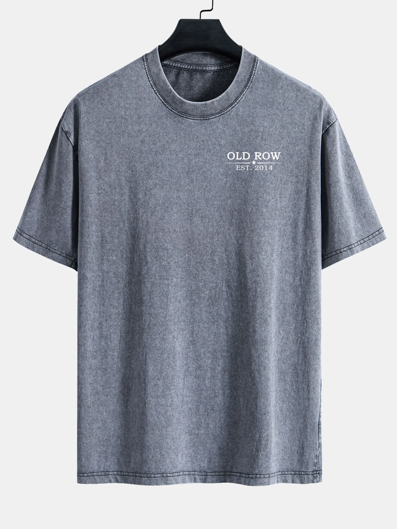 USA Old Row Bierdruck Gewaschenes Abgenutztes Drop-Shoulder T-Shirt - Image 6
