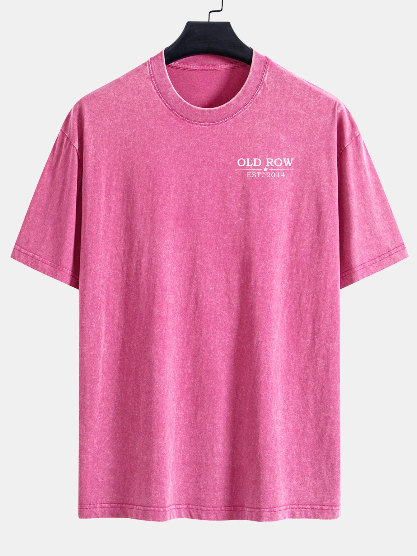 USA Old Row Bierdruck Gewaschenes Abgenutztes Drop-Shoulder T-Shirt - Image 8