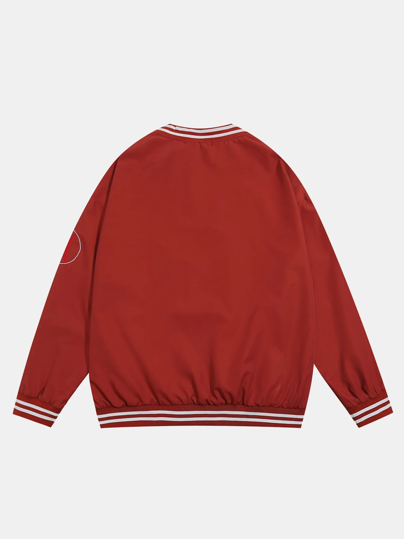 V-Ausschnitt Baseball Sweatshirt - Image 2