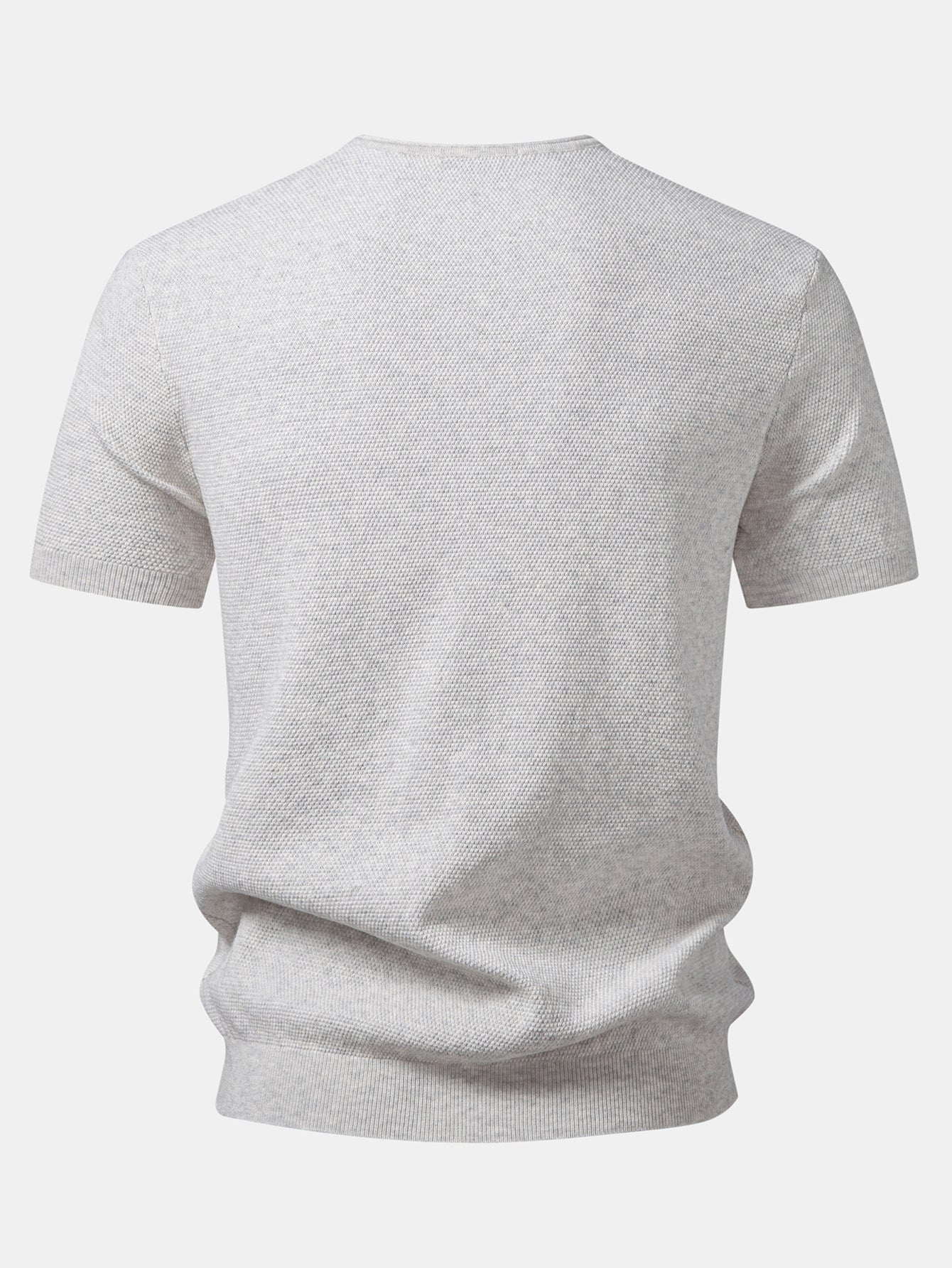V-Neck Knit T-Shirt - Image 8