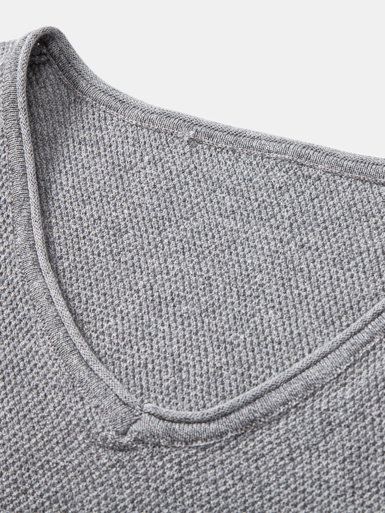 V-Neck Knit T-Shirt - Image 9