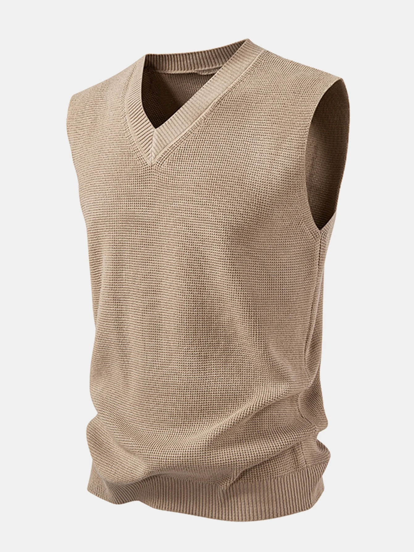 V-Neck Knit Vest