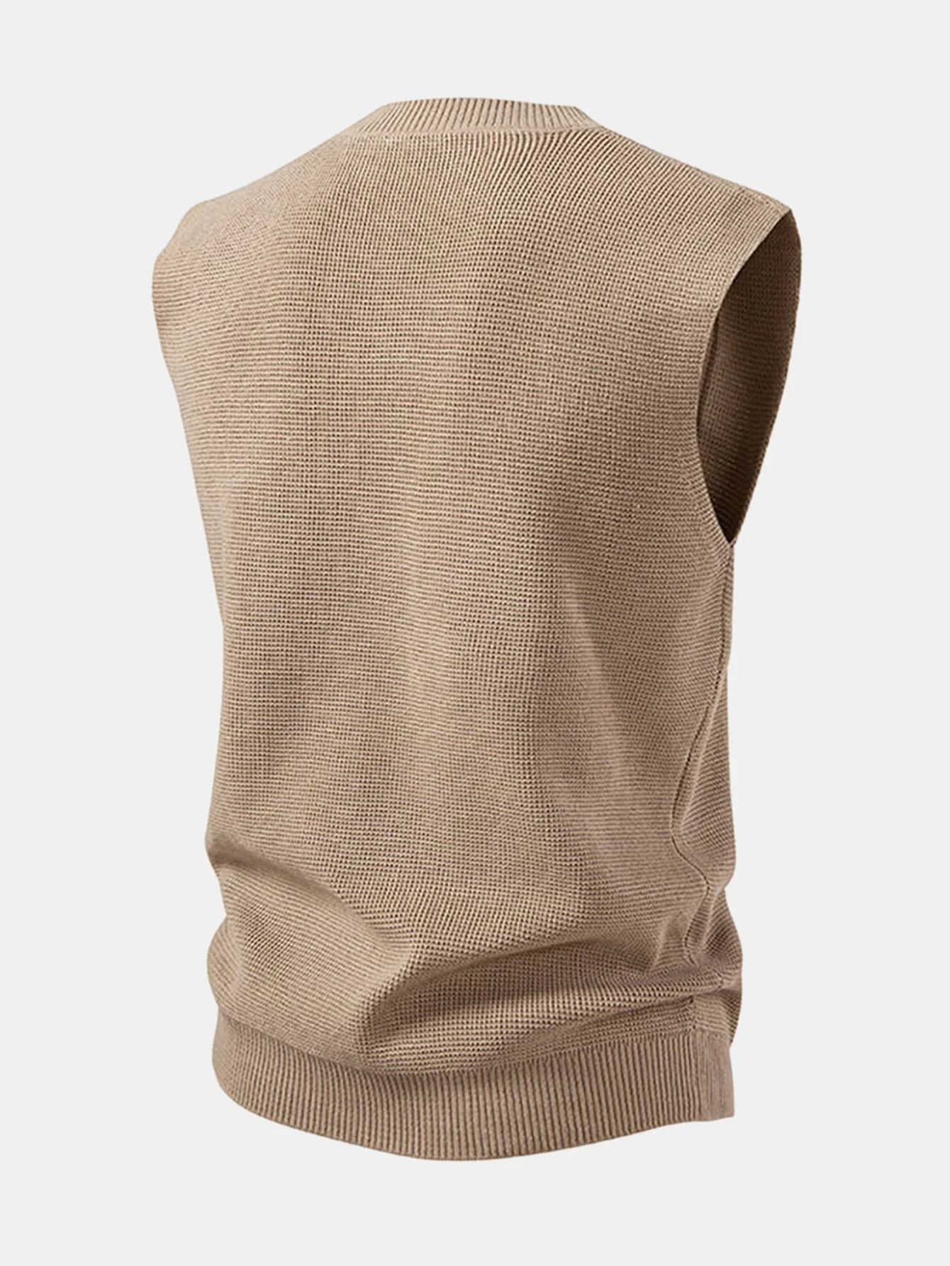 V-Neck Knit Vest - Image 2