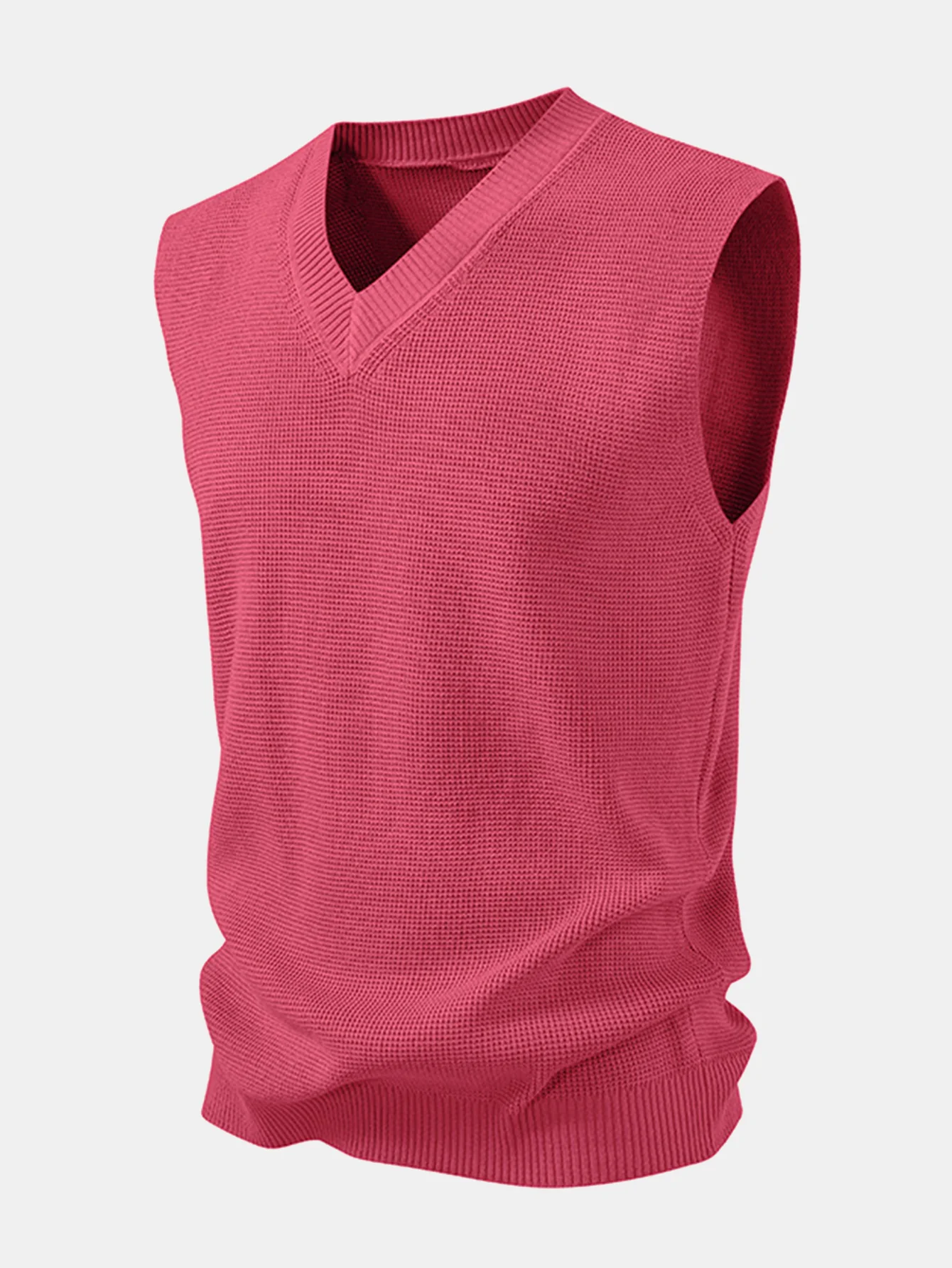 V-Neck Knit Vest - Image 5