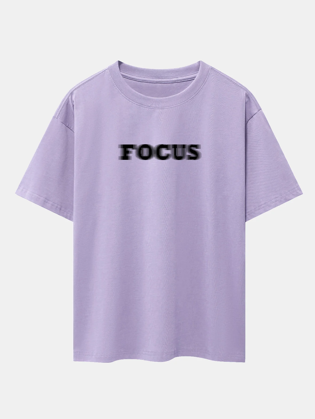 Vage Fokus Print Oversize T-Shirt mit Raglanärmeln - Image 15