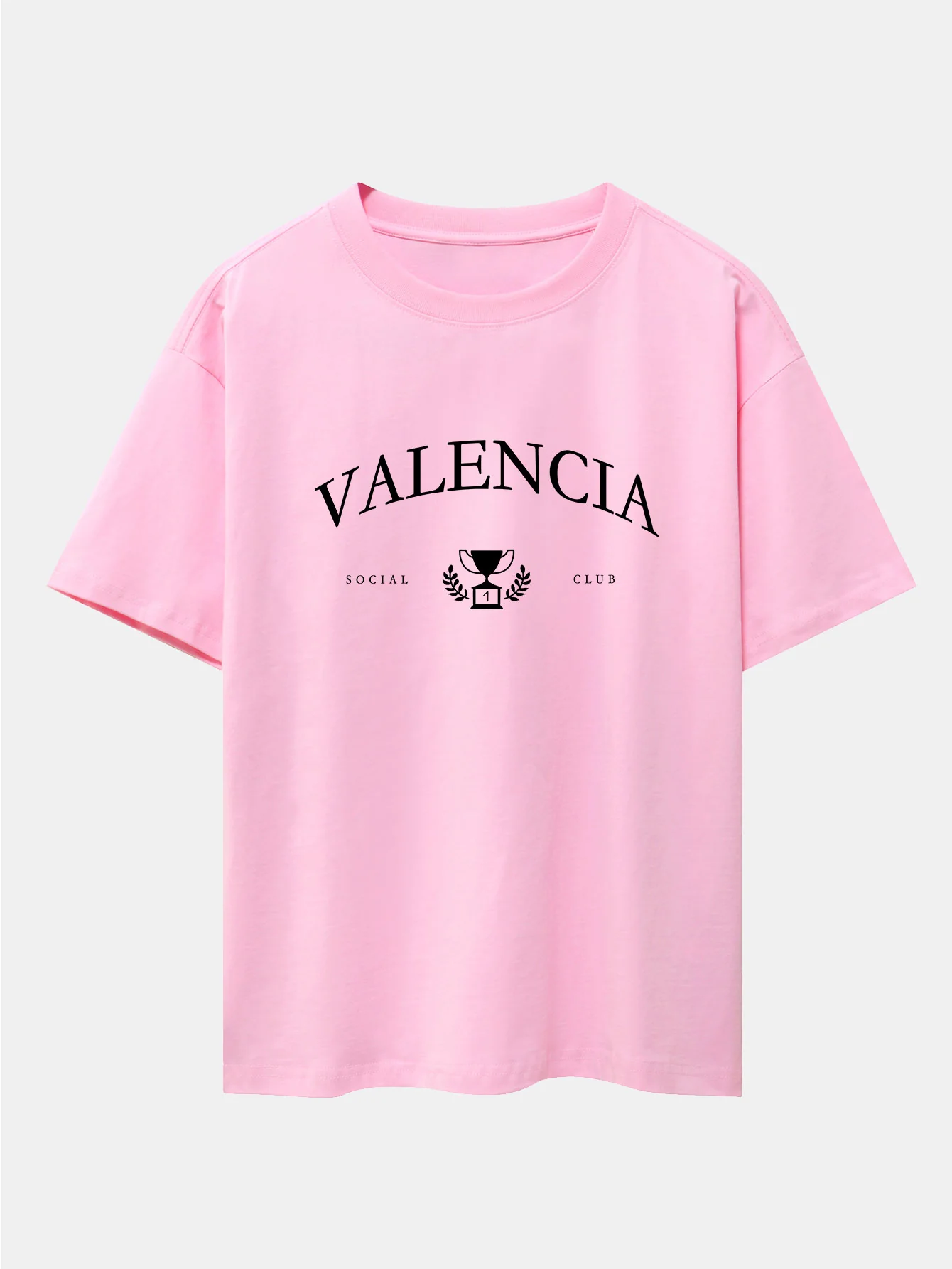 Valencia Print Drop Shoulder Oversize T-Shirt - Image 12