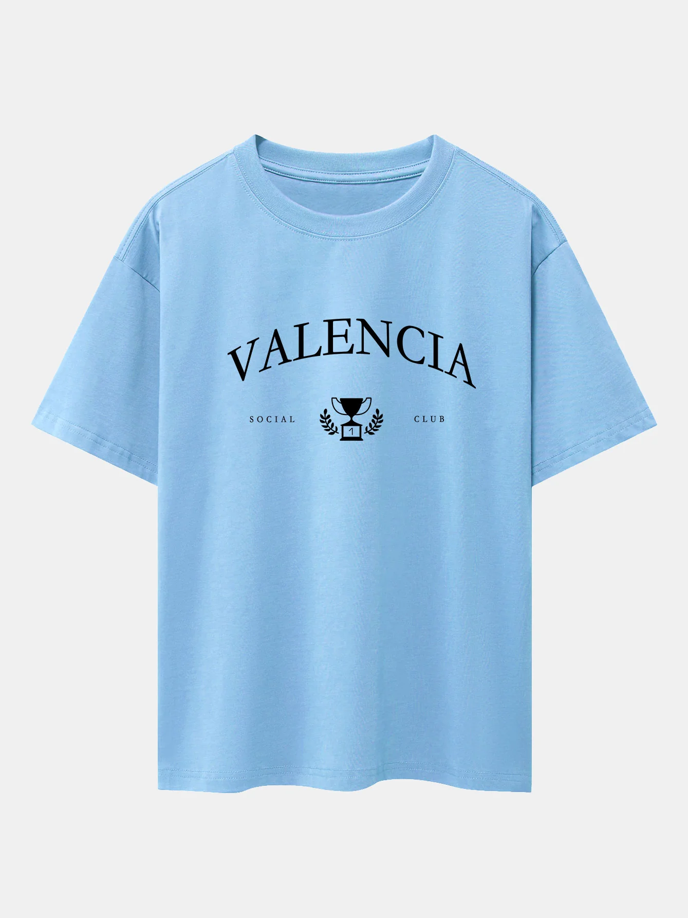 Valencia Print Drop Shoulder Oversize T-Shirt - Image 14