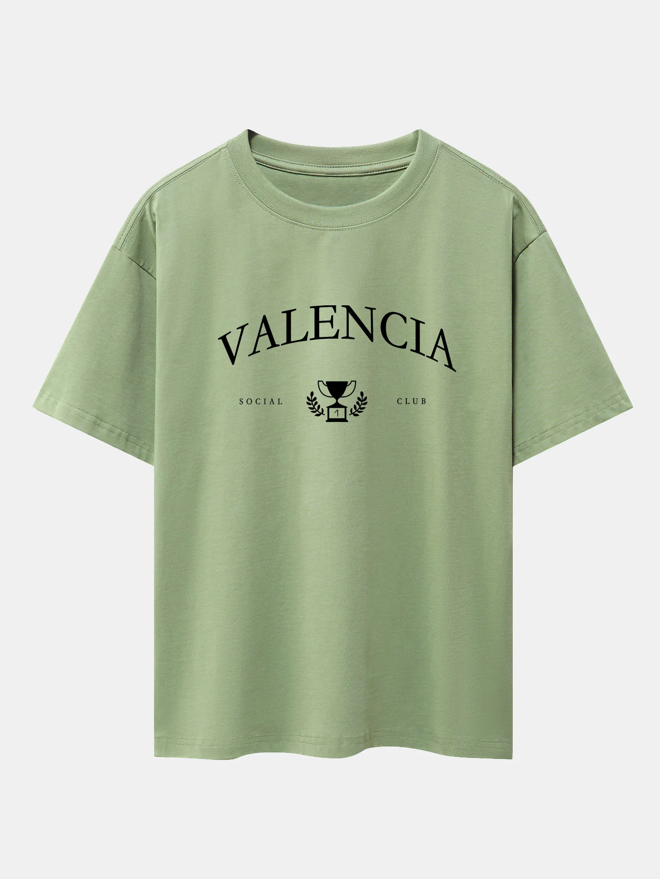 Valencia Print Drop Shoulder Oversize T-Shirt - Image 15
