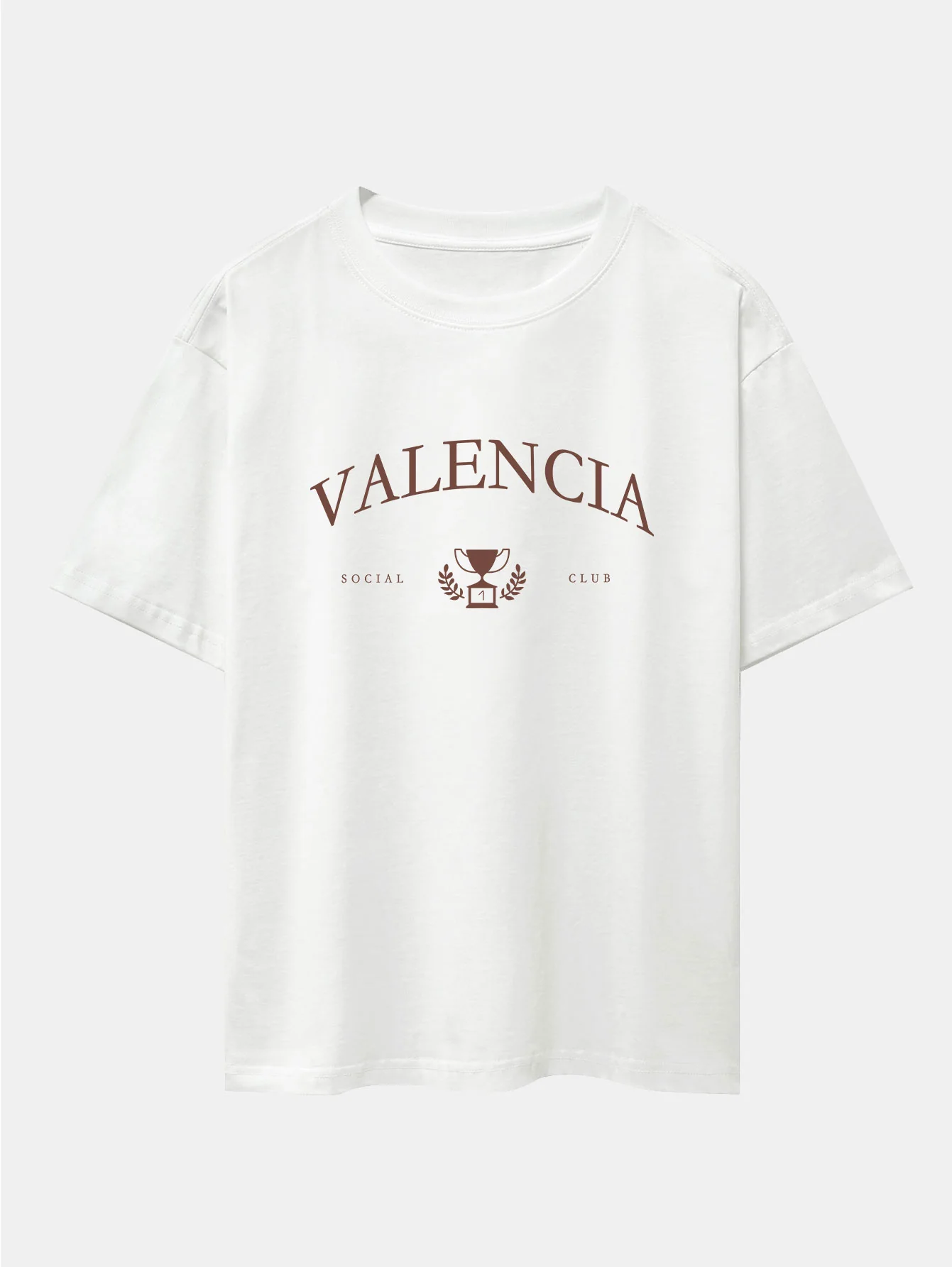 Valencia Print Drop Shoulder Oversize T-Shirt - Image 3