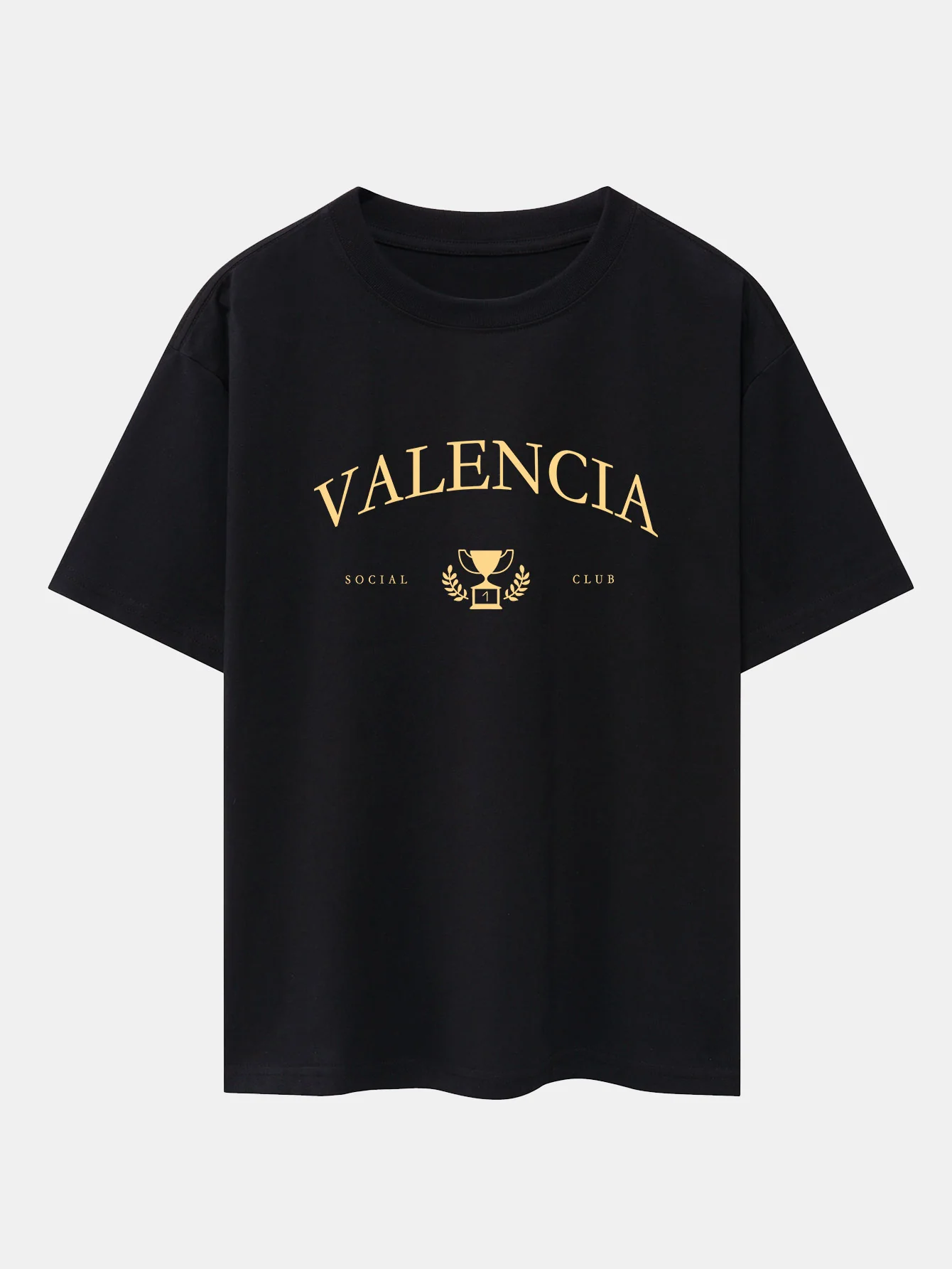 Valencia Print Drop Shoulder Oversize T-Shirt - Image 4