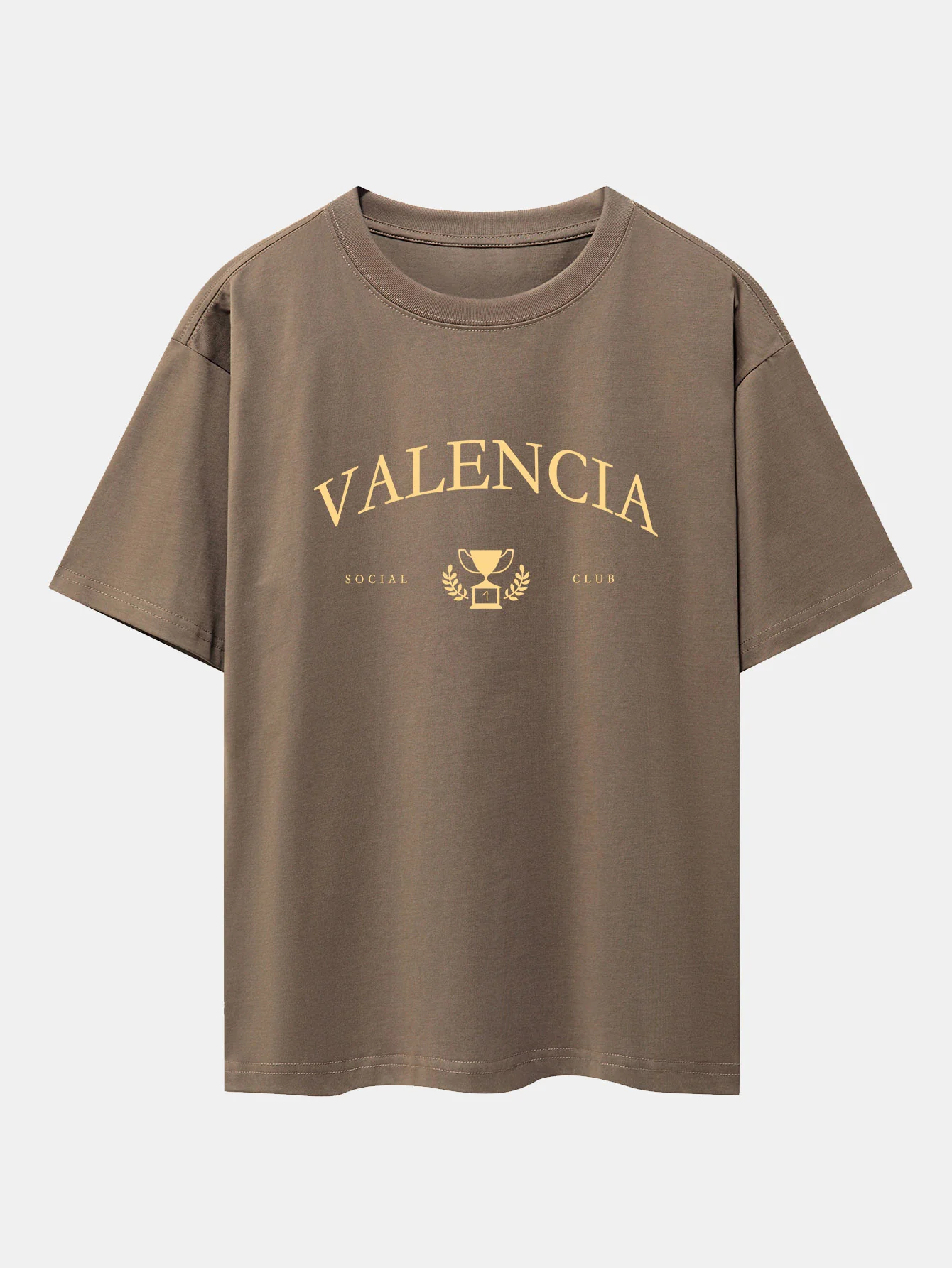 Valencia Print Drop Shoulder Oversize T-Shirt - Image 6