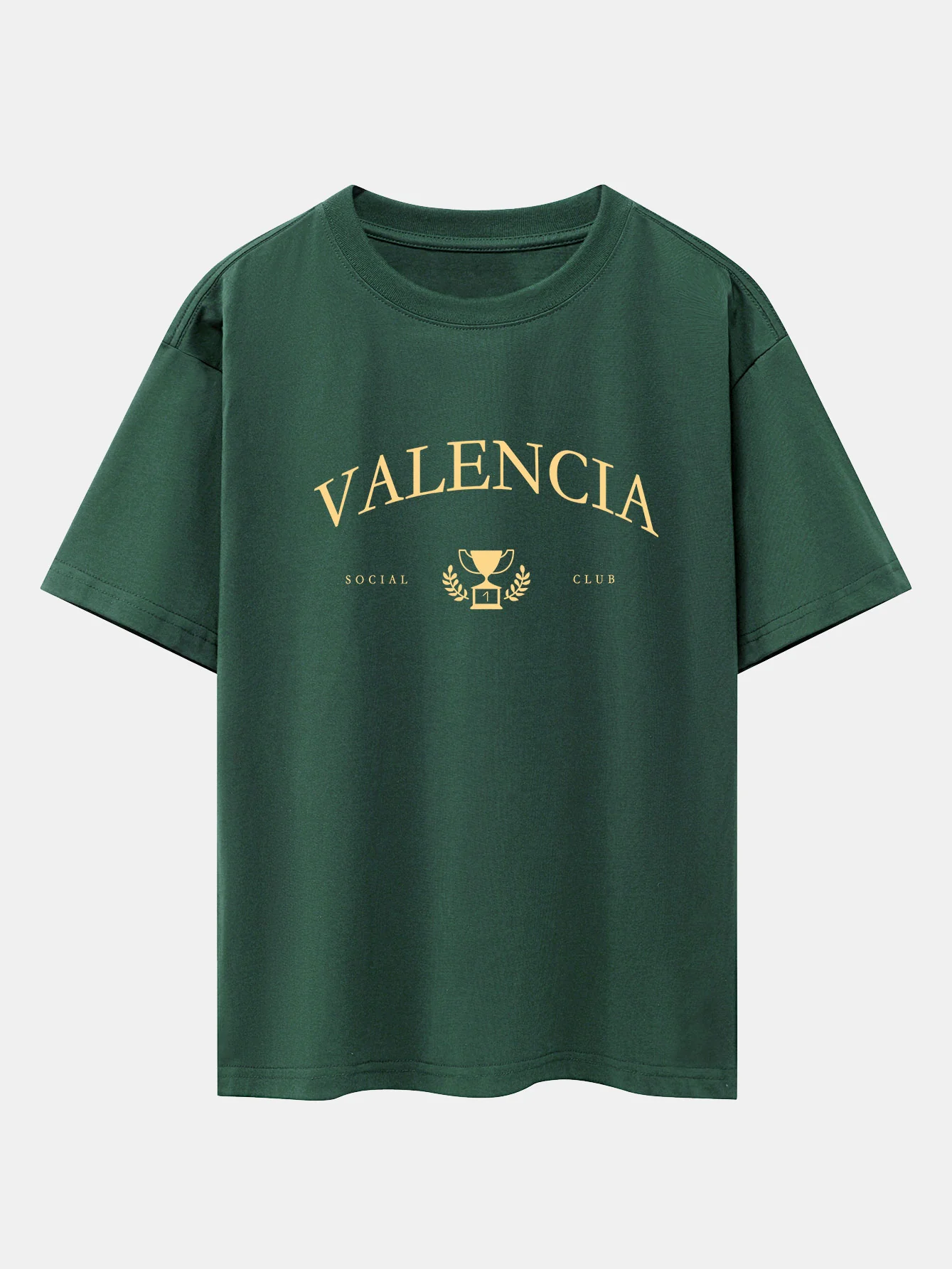 Valencia Print Drop Shoulder Oversize T-Shirt - Image 9