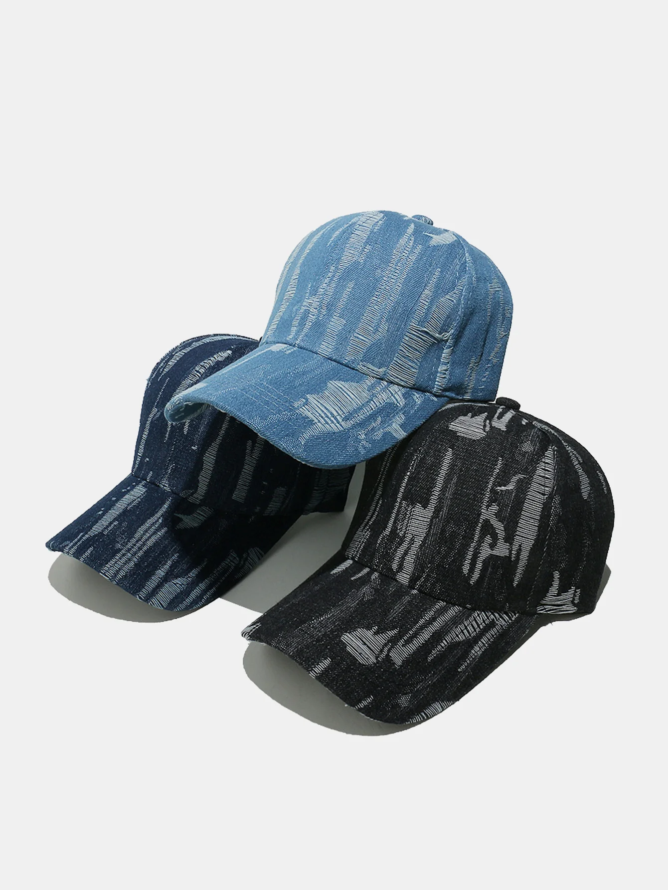 Vintage Abgenutzte Denim Baseballmütze - Image 6