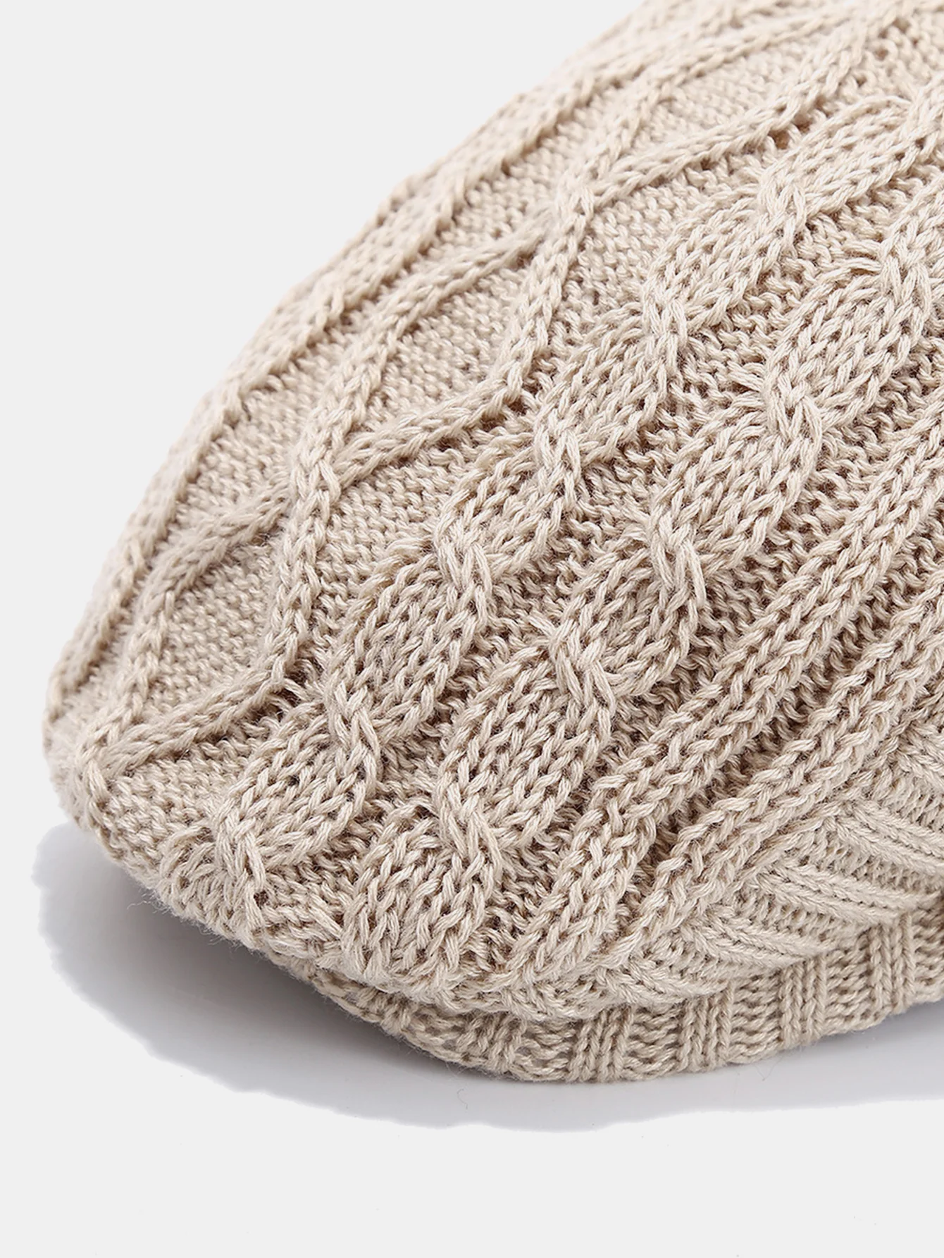 Vintage Knitted Textured Beret Hat - Image 11