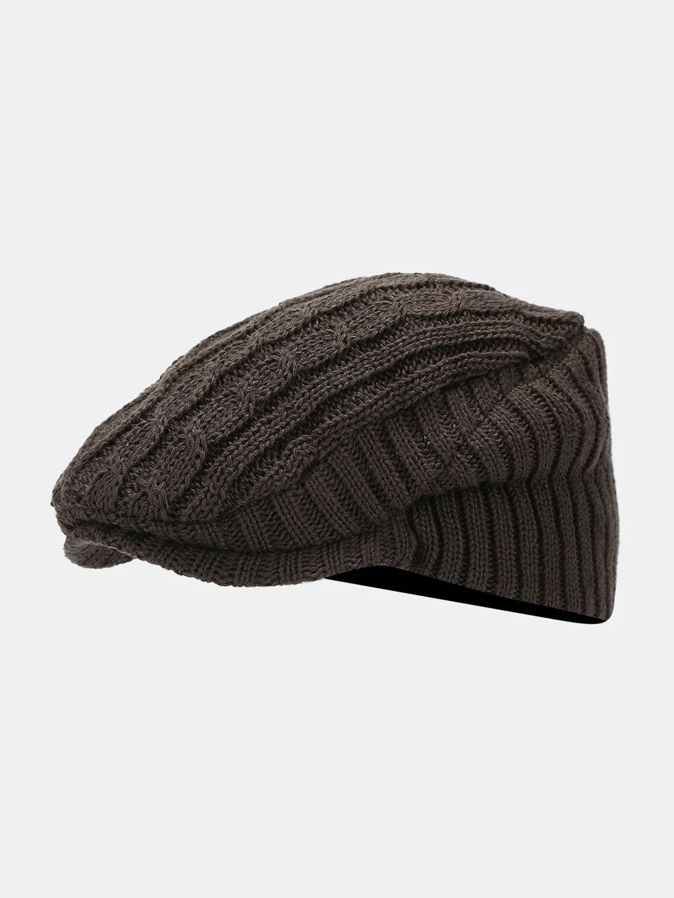Vintage Knitted Textured Beret Hat - Image 5