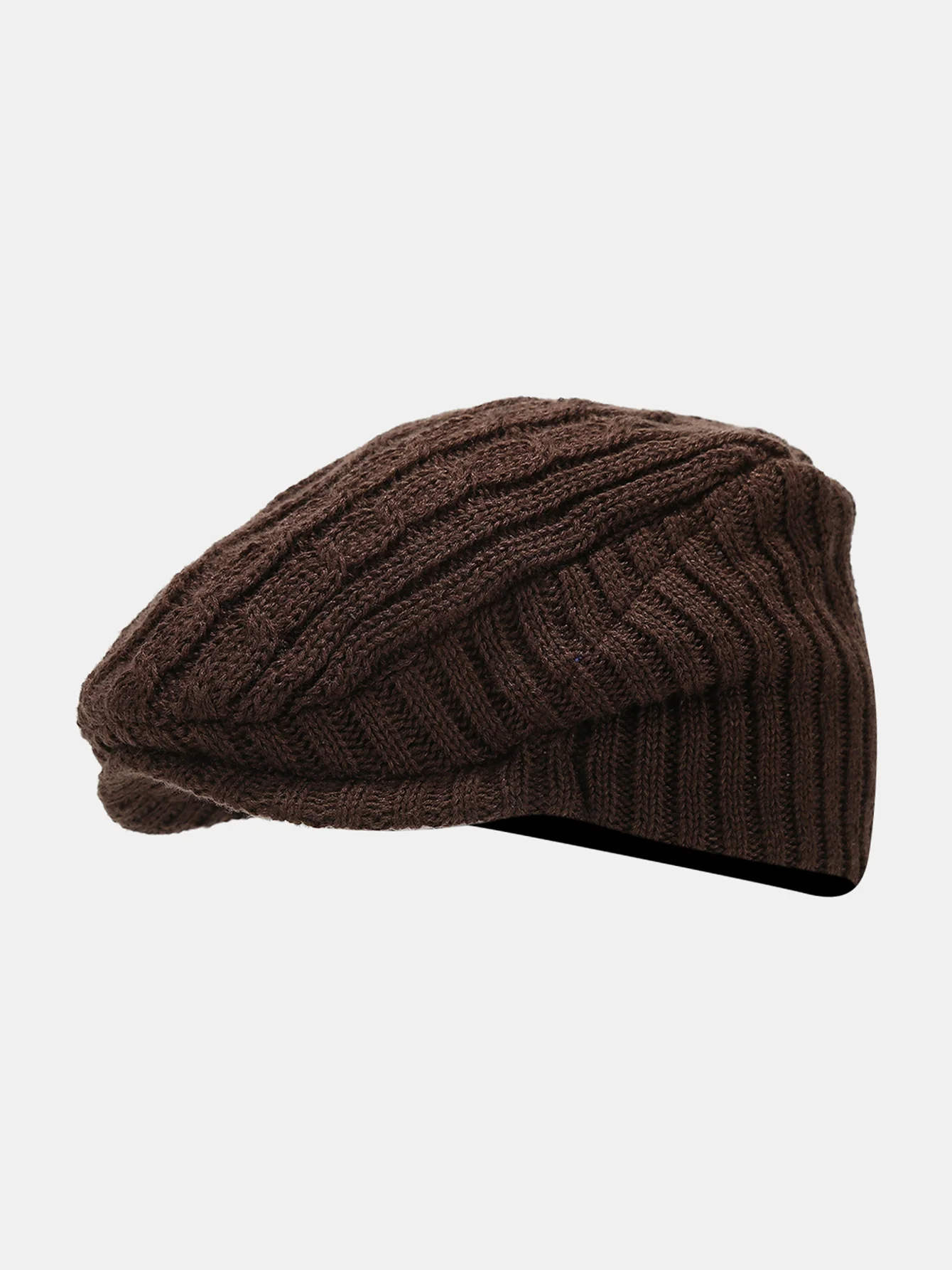 Vintage Knitted Textured Beret Hat - Image 6
