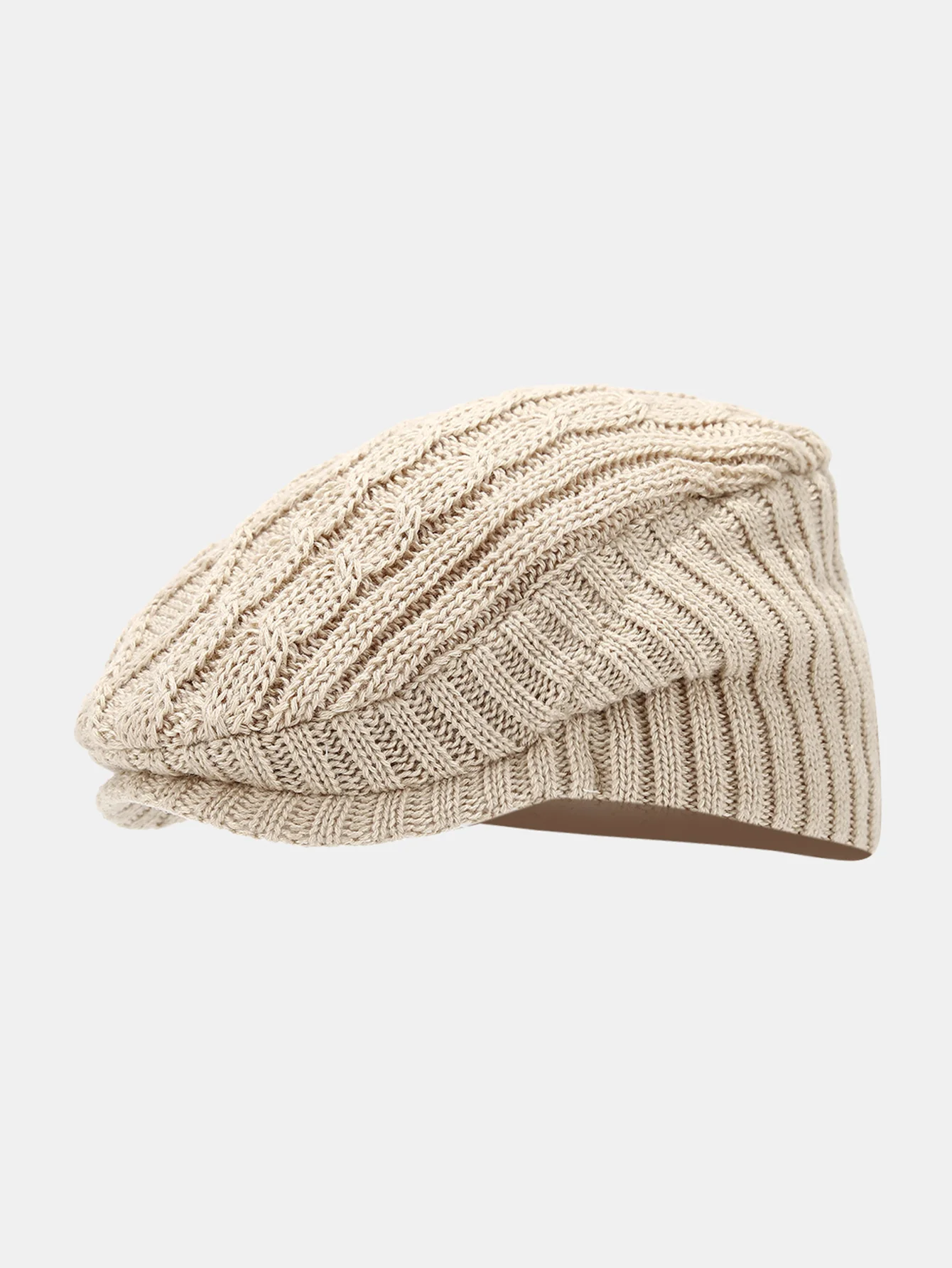 Vintage Knitted Textured Beret Hat - Image 7