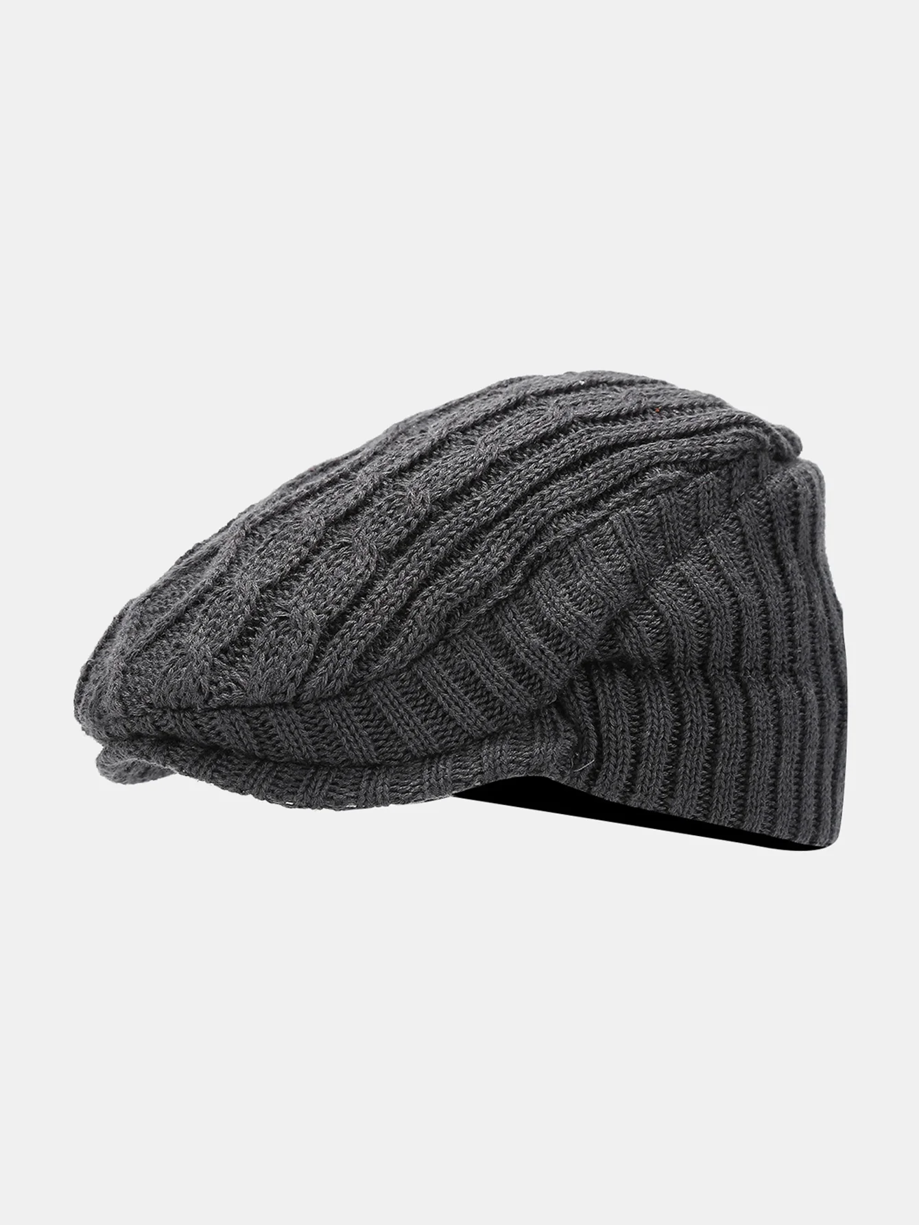 Vintage Knitted Textured Beret Hat - Image 8