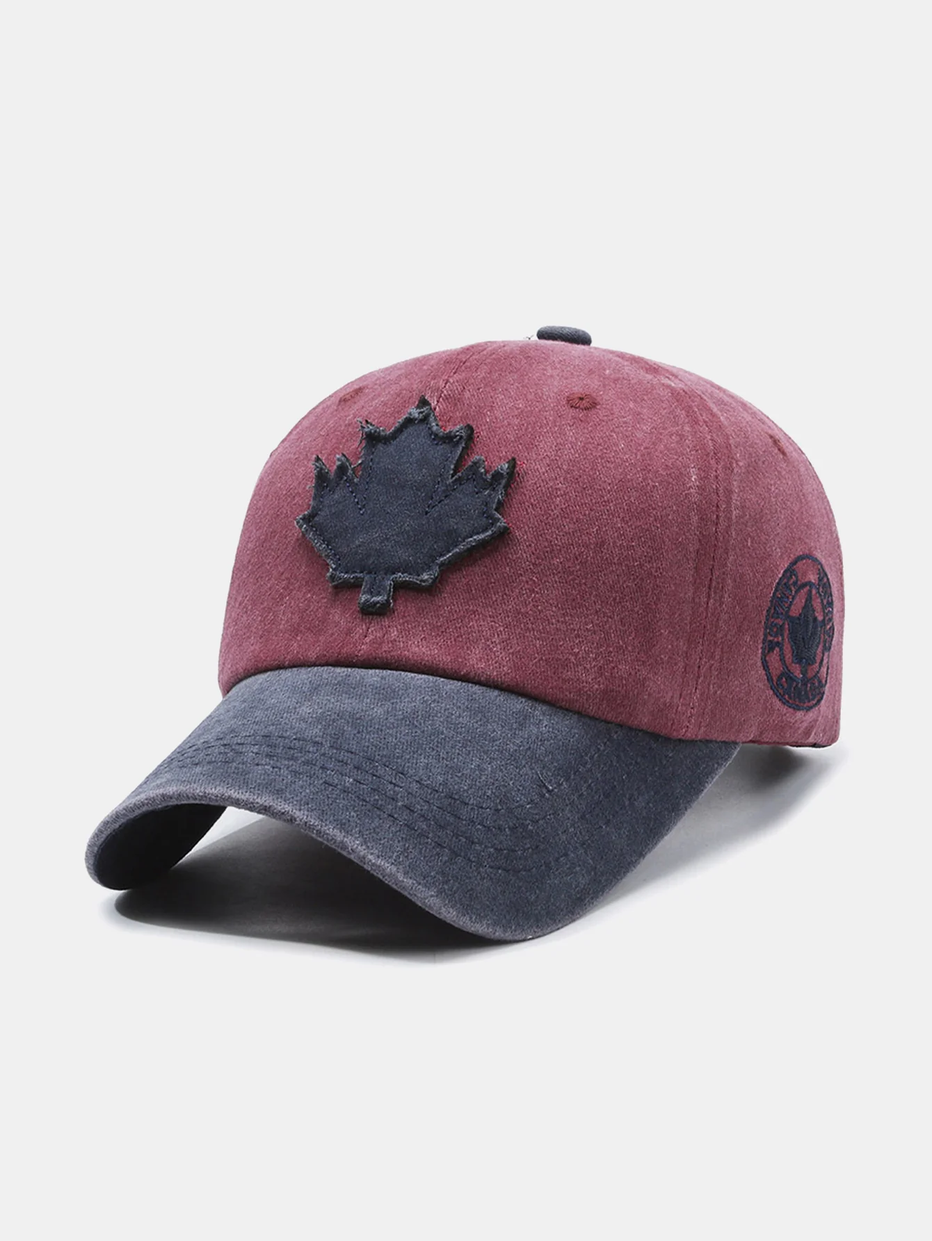 Vintage Maple Leaf Patch Baseballkappe - Image 6