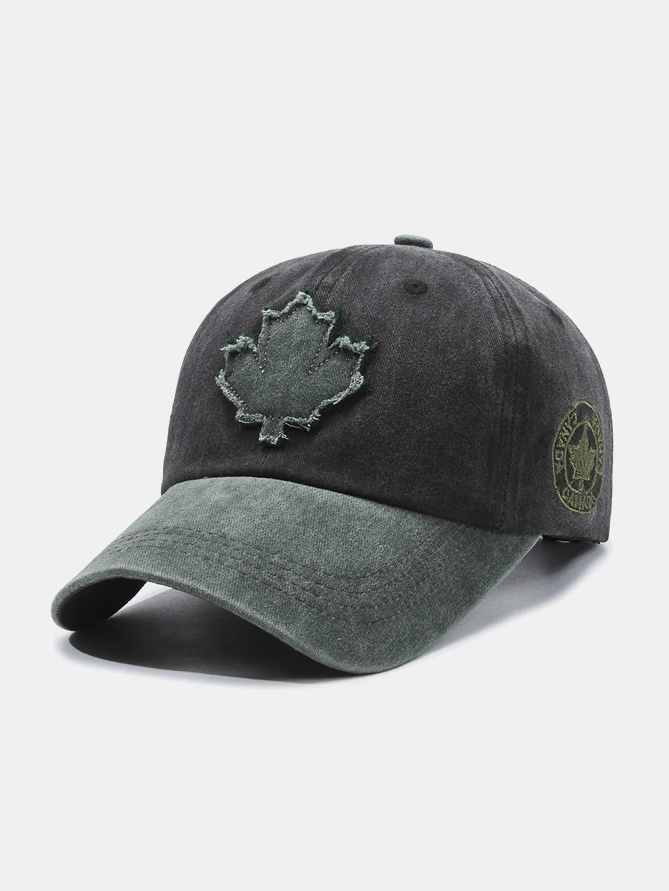 Vintage Maple Leaf Patch Baseballkappe - Image 8