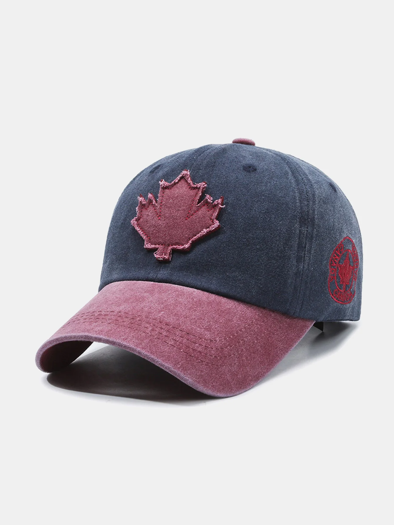 Vintage Maple Leaf Patch Baseballkappe - Image 9