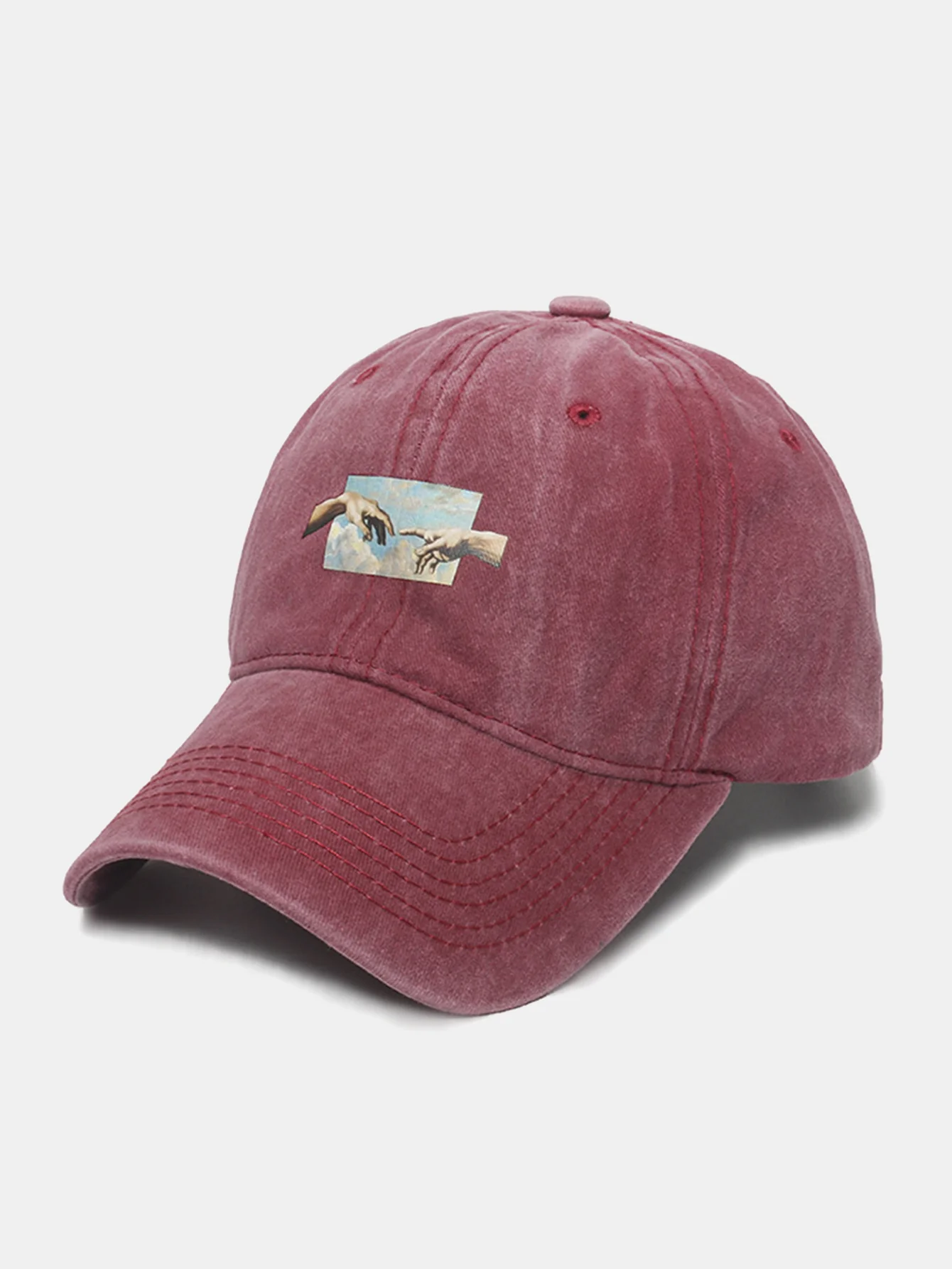 Vintage Ölgemälde Genesis Druck Baseballmütze - Image 4