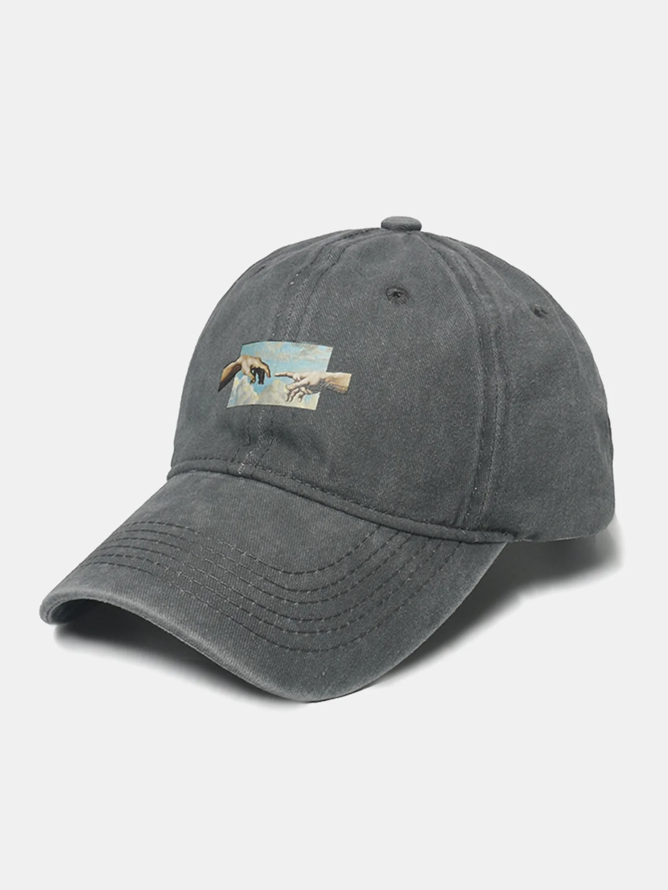 Vintage Ölgemälde Genesis Druck Baseballmütze - Image 5