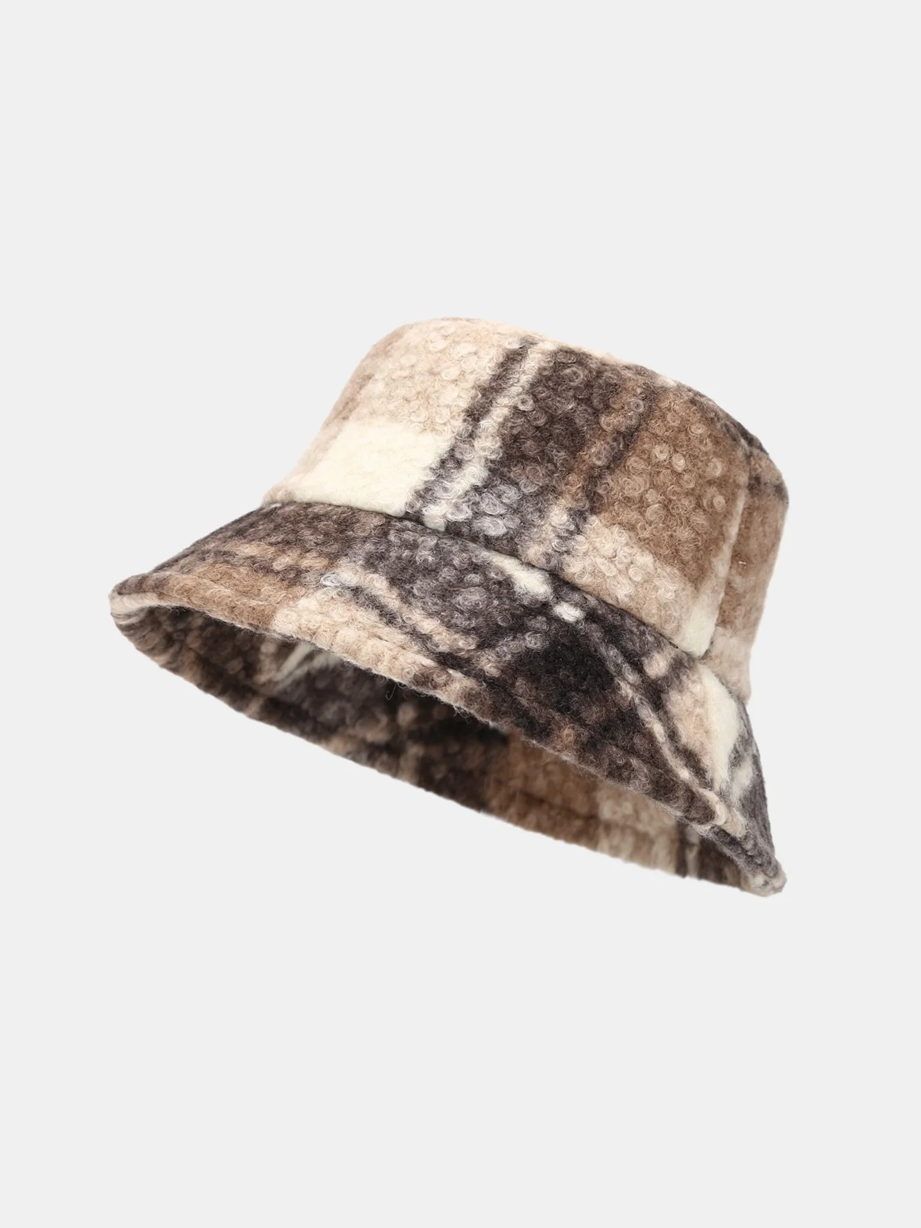 Vintage Teddy Check Warme Bucket Hat - Image 2