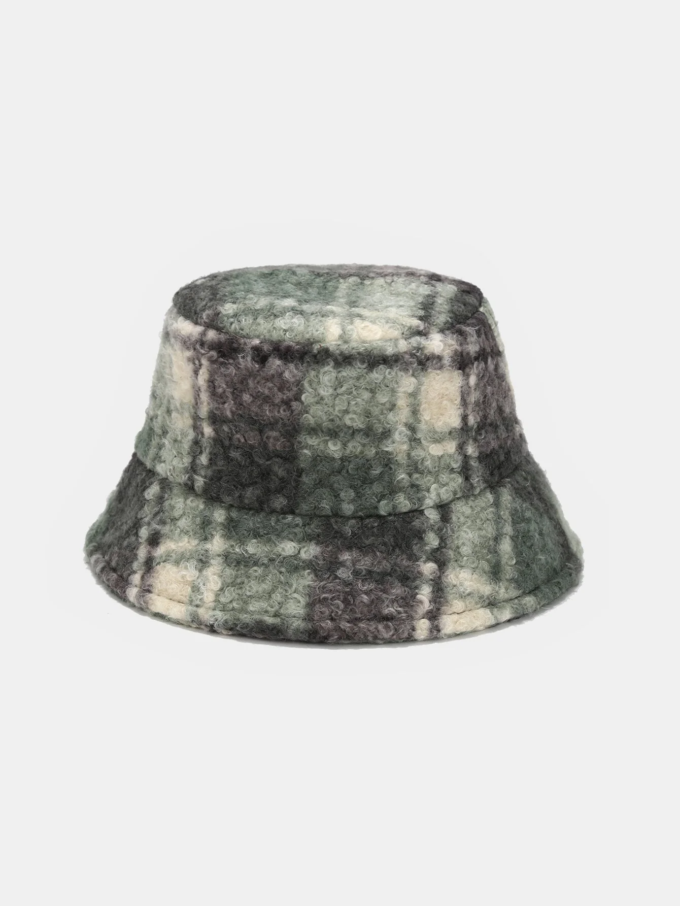 Vintage Teddy Check Warme Bucket Hat - Image 3