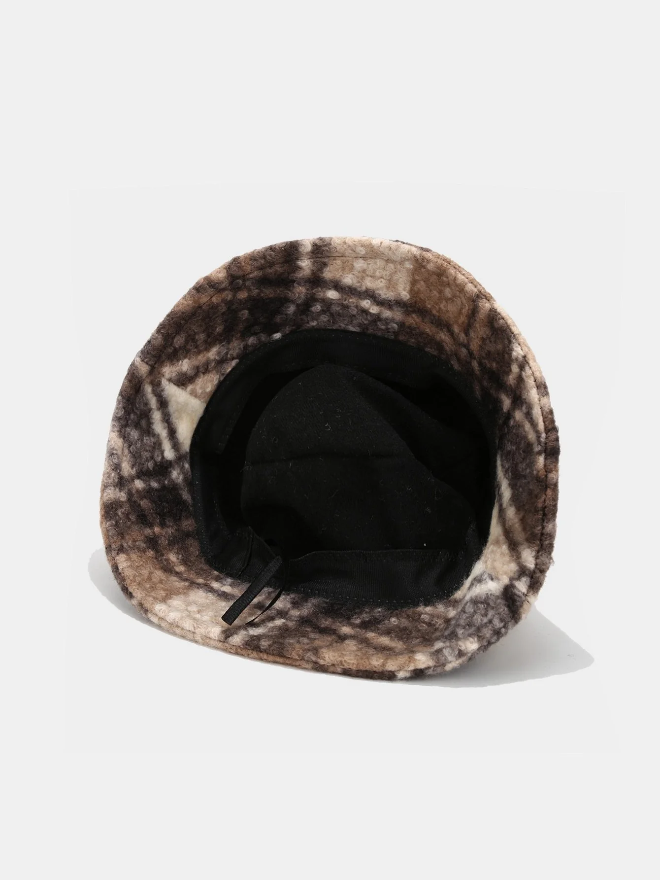 Vintage Teddy Check Warme Bucket Hat - Image 5