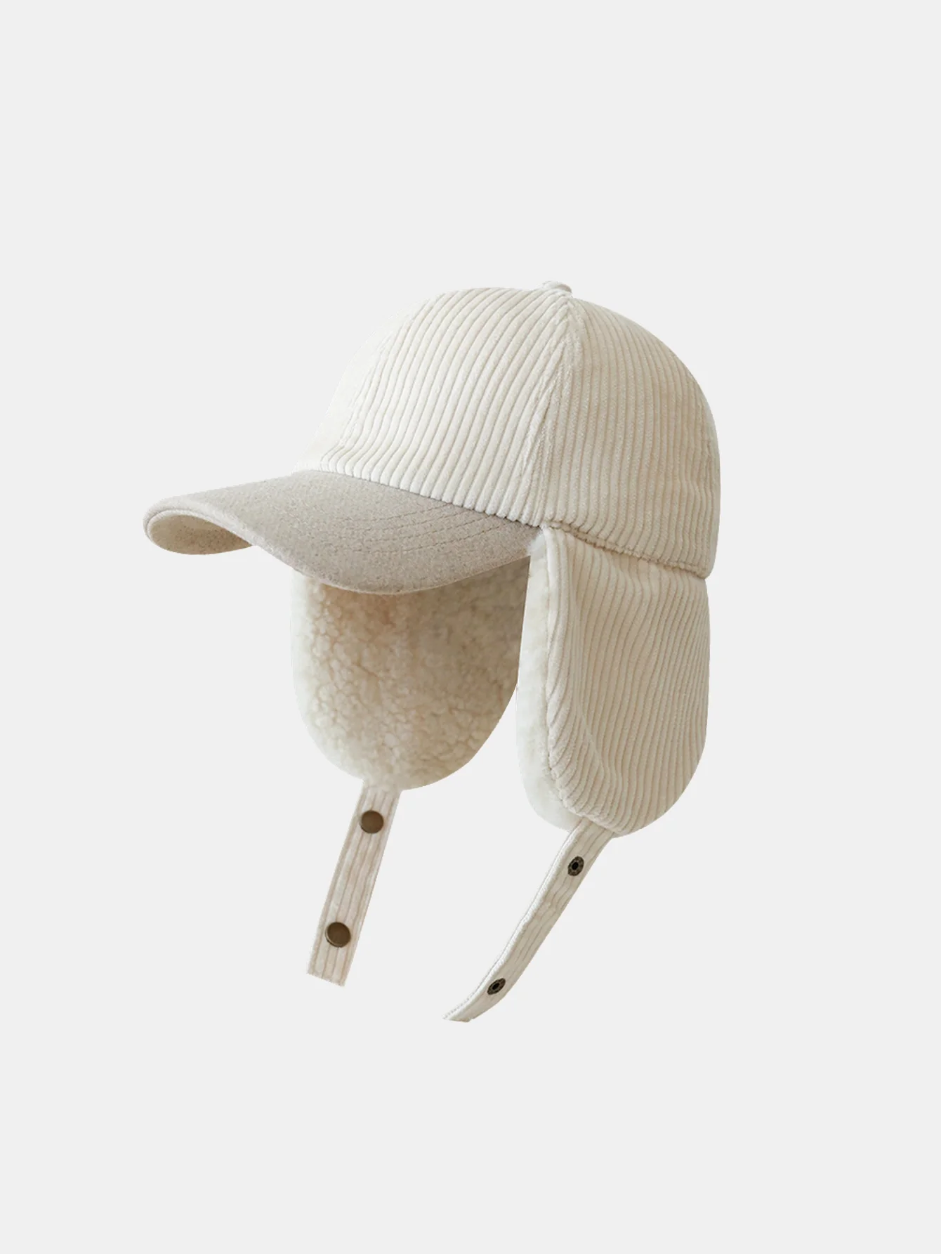 Vintage Warm Baseball Cap With Ear Flaps - Image 3