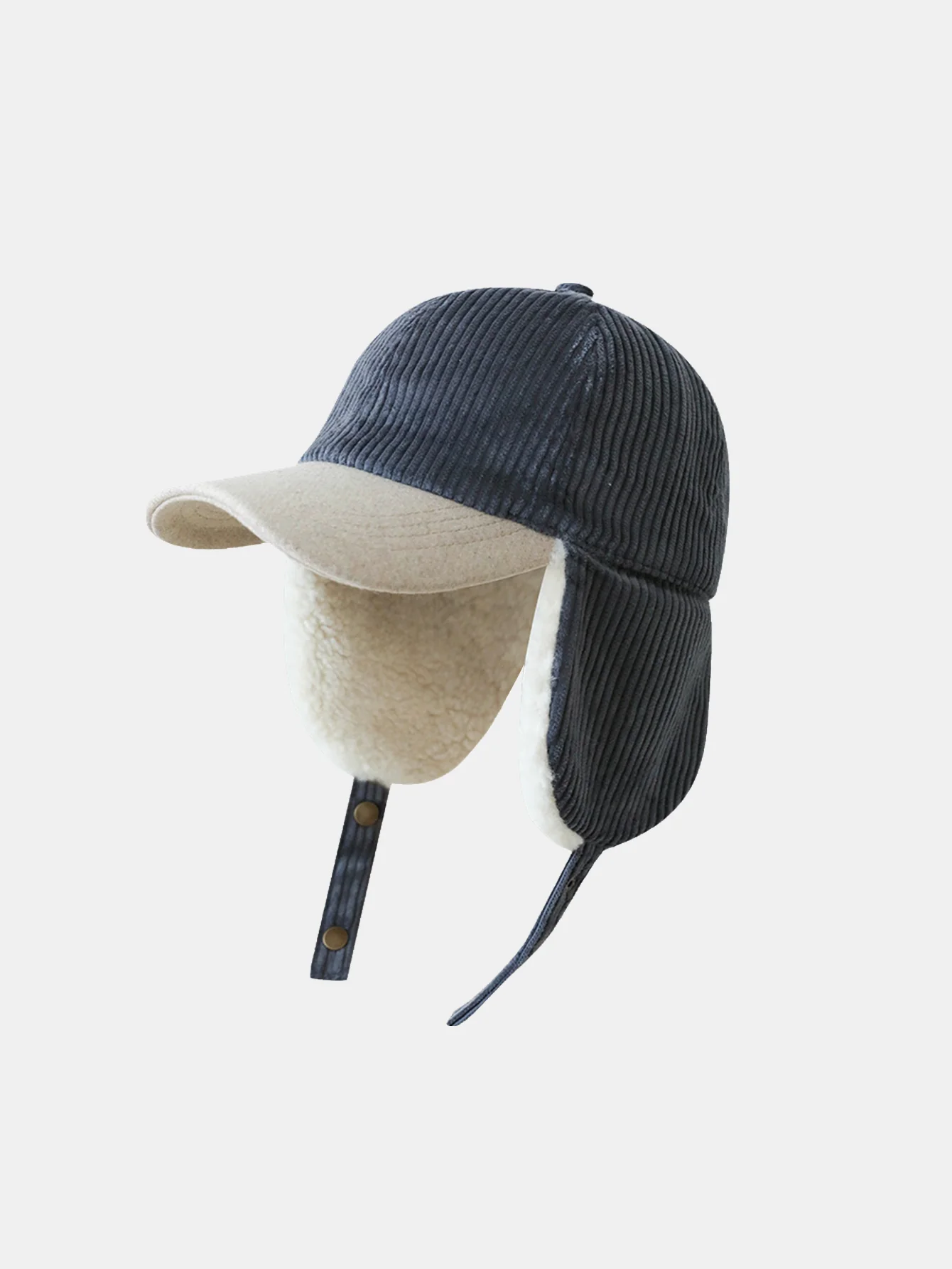 Vintage Warm Baseball Cap With Ear Flaps - Image 4