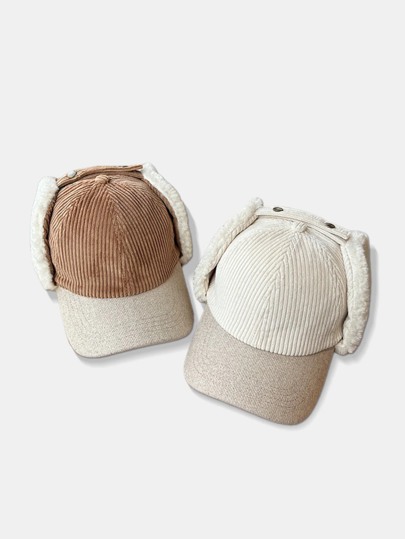 Vintage Warm Baseball Cap With Ear Flaps - Image 6