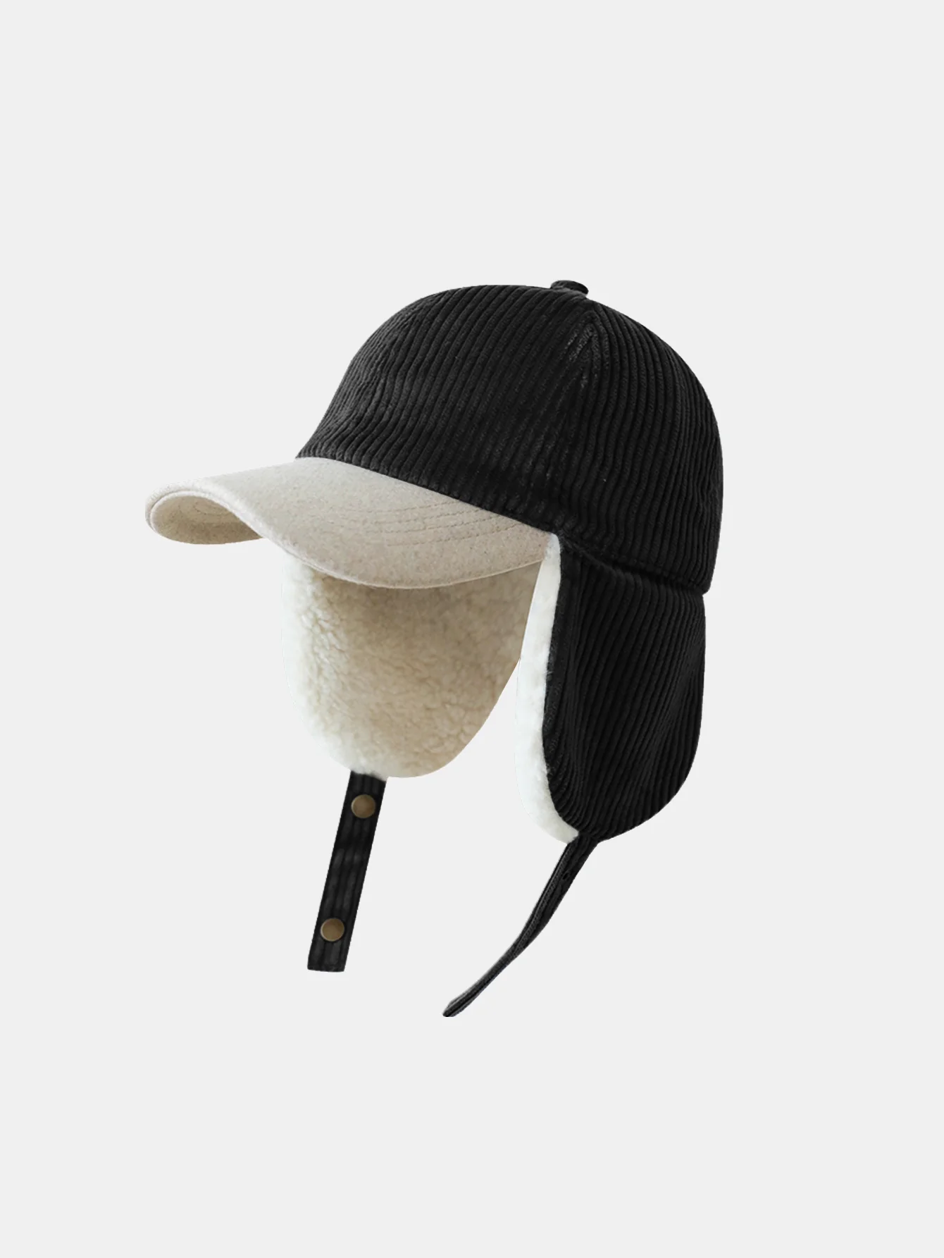 Vintage Warm Baseball Cap With Ear Flaps - Image 7