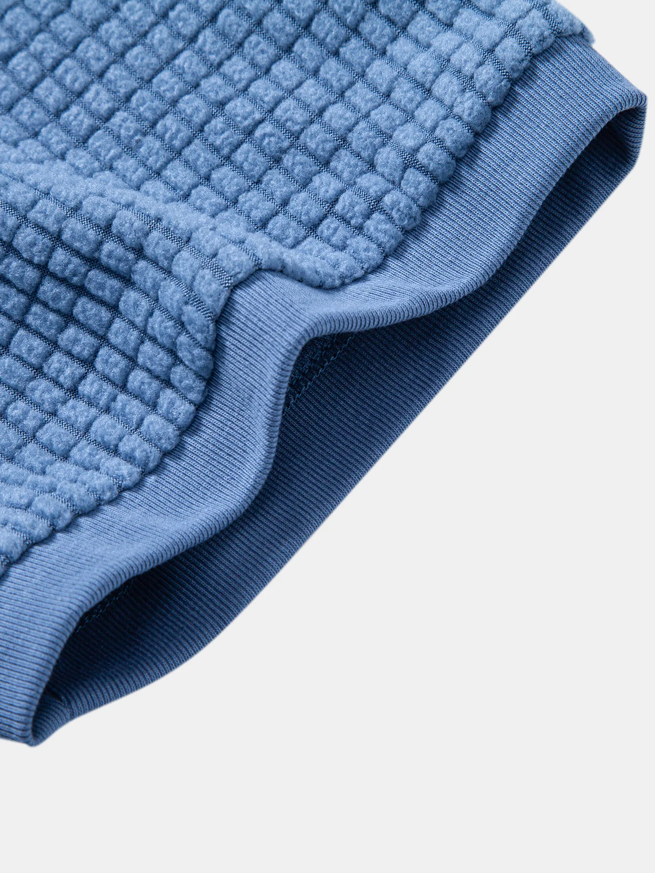 Waffle Button Up Knit Shirt - Image 8