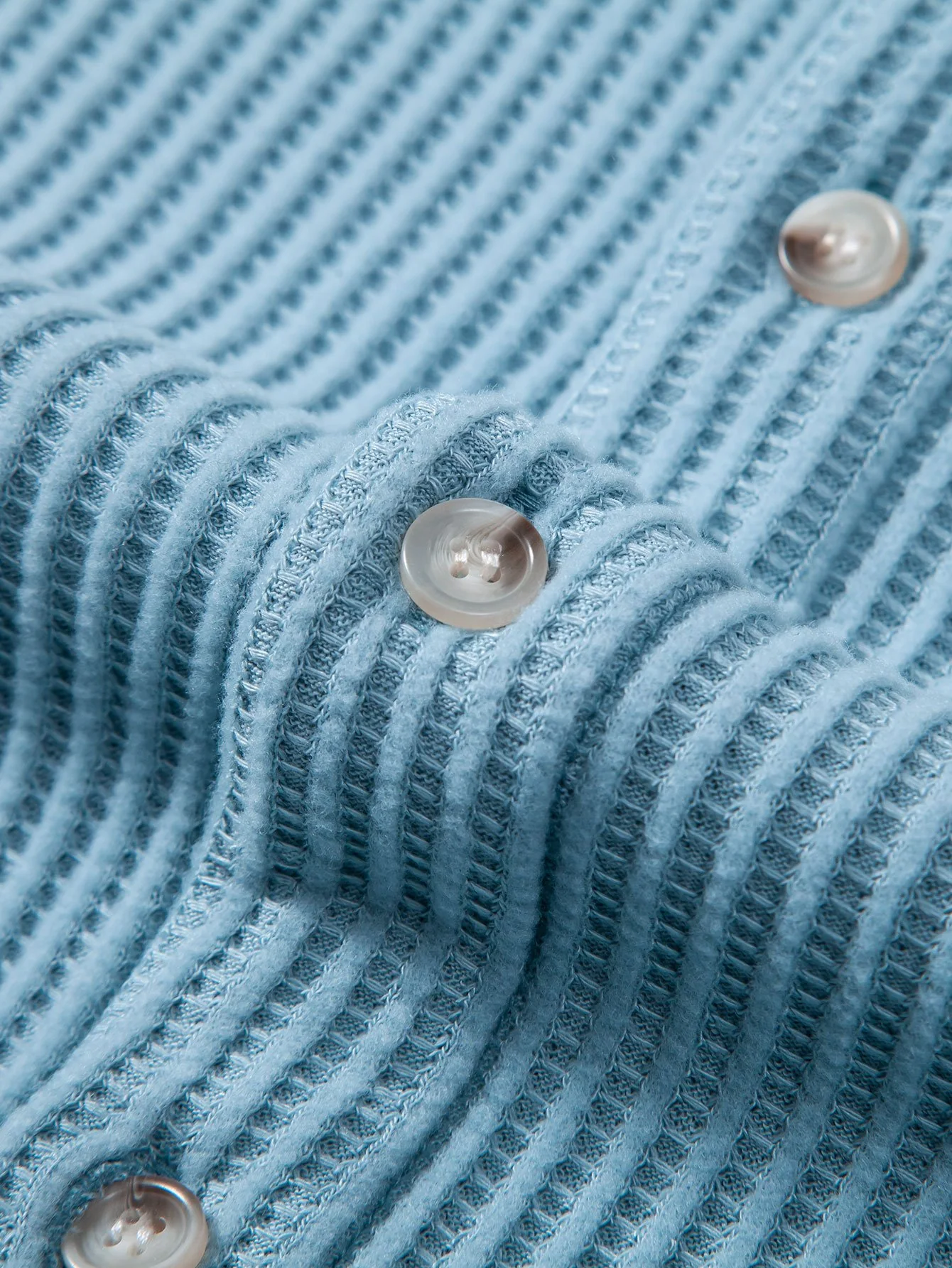 Waffel-Button-Up-Hemd & Leinenhose mit geradem Bein - Image 22