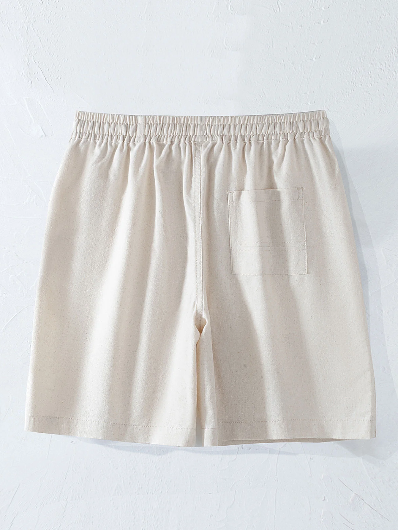 Waffel-Knopfleistenhemd & Leinen-Baumwollmischung Kordelzug Shorts - Image 14
