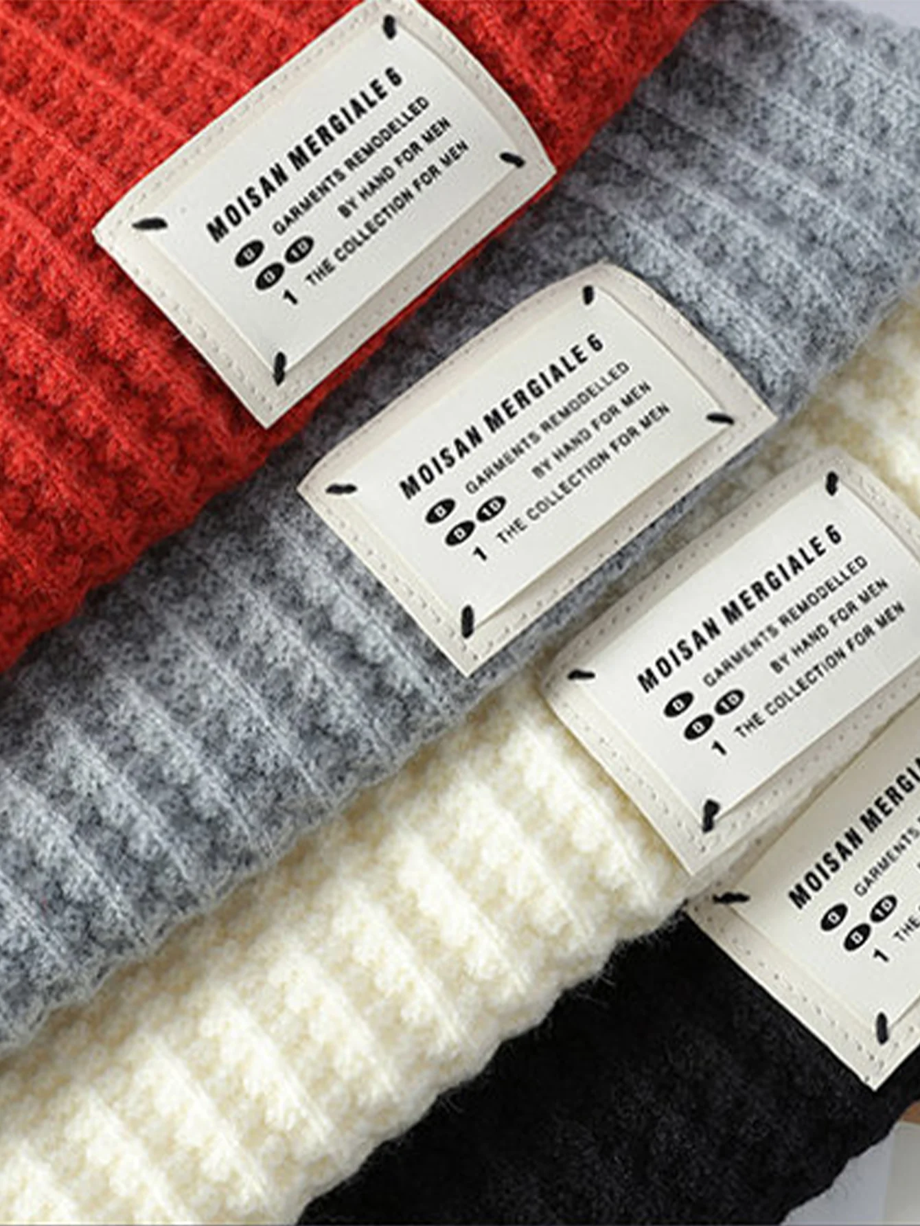 Waffle Crew Neck Sweater - Image 8