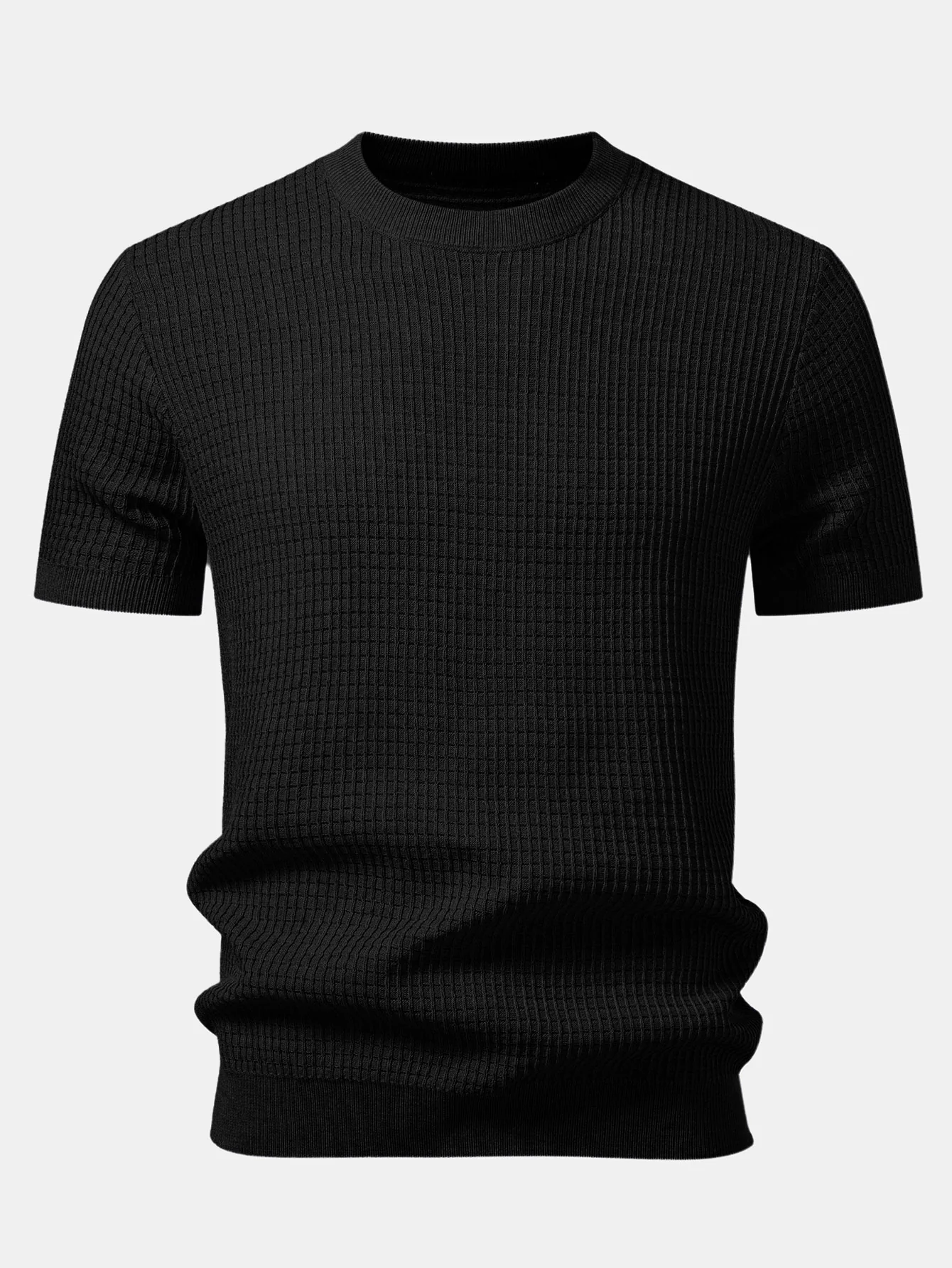 Waffle Knit T-Shirt - Image 3