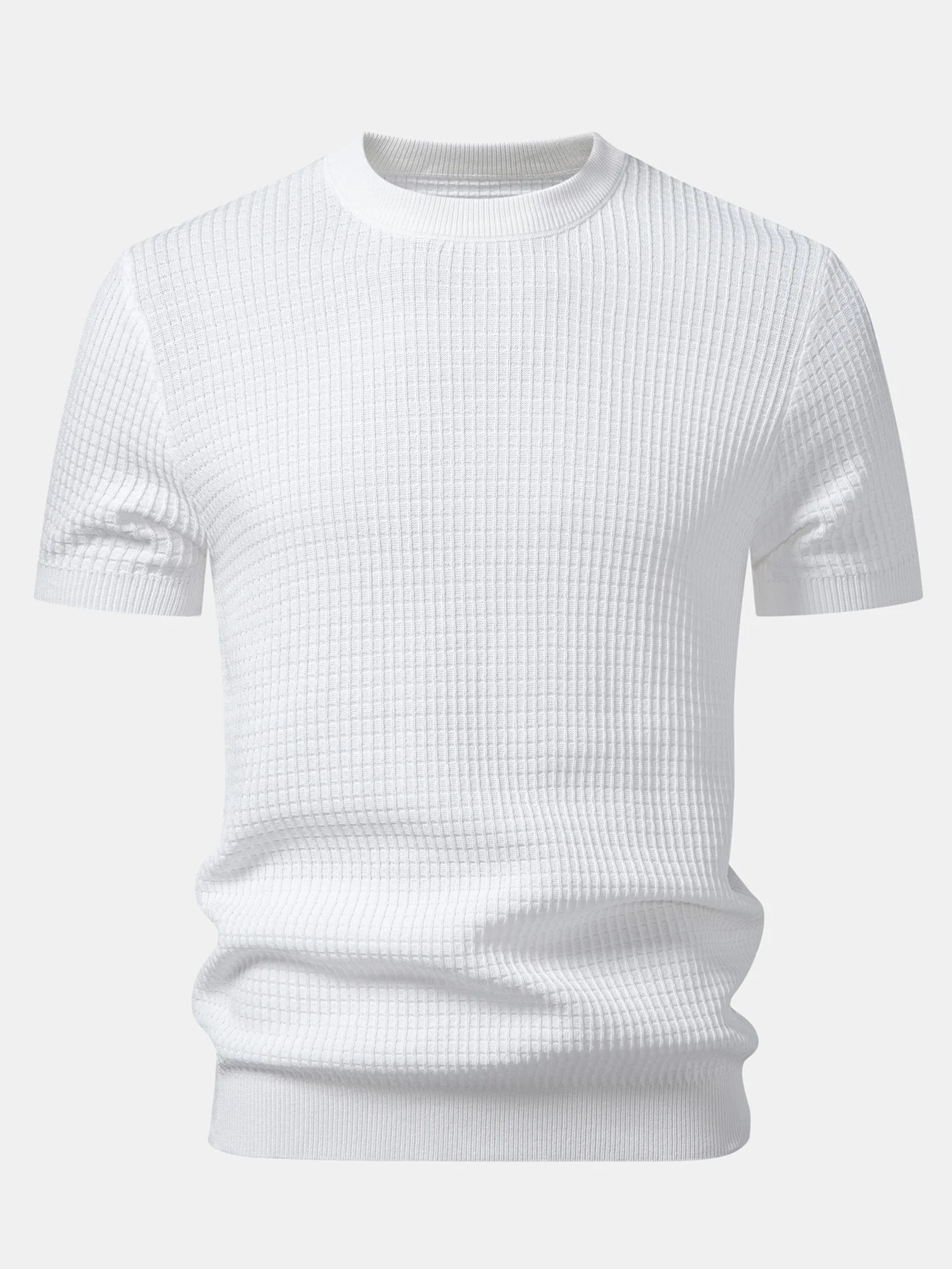 Waffle Knit T-Shirt - Image 5