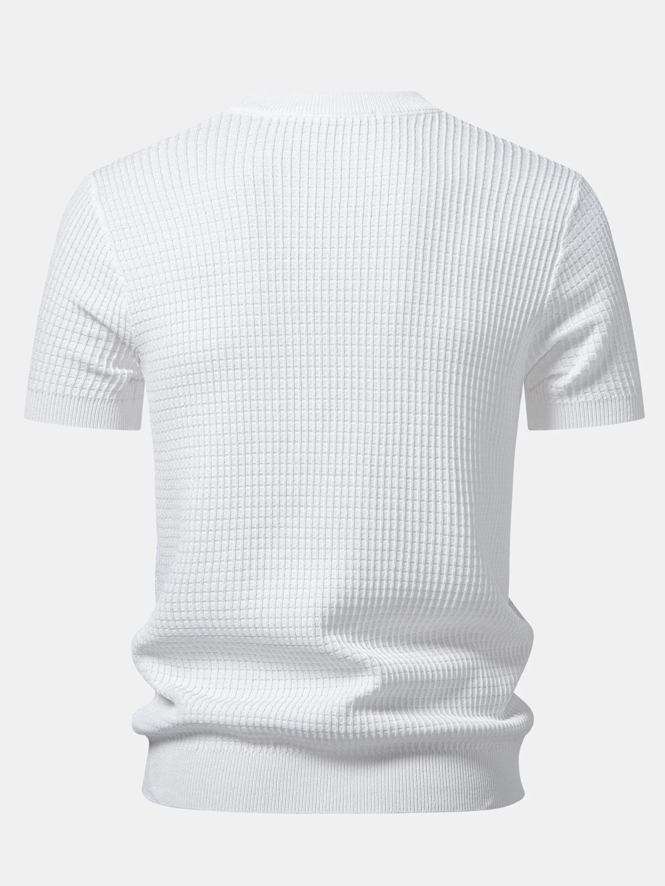 Waffle Knit T-Shirt - Image 6