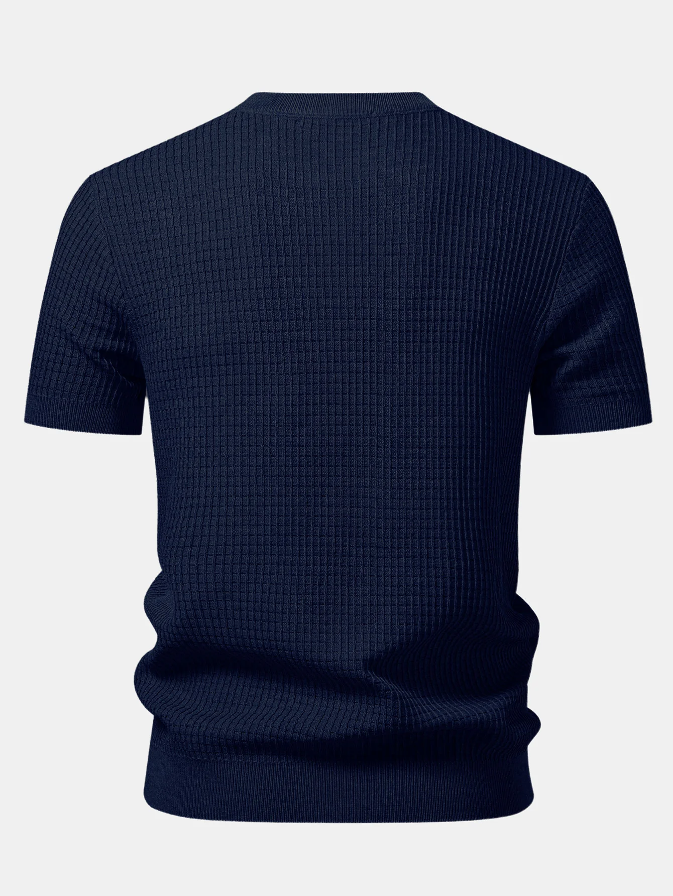 Waffle Knit T-Shirt - Image 8