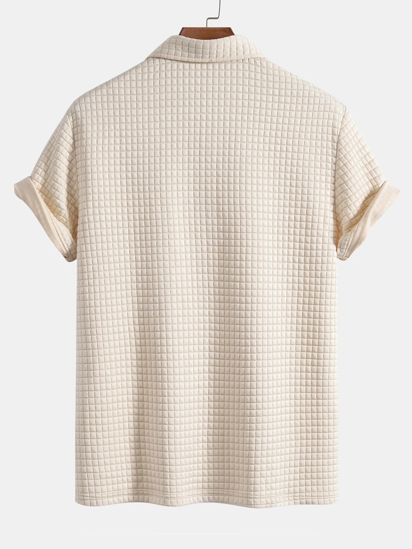 Waffle-Polo mit Taschen - Image 2