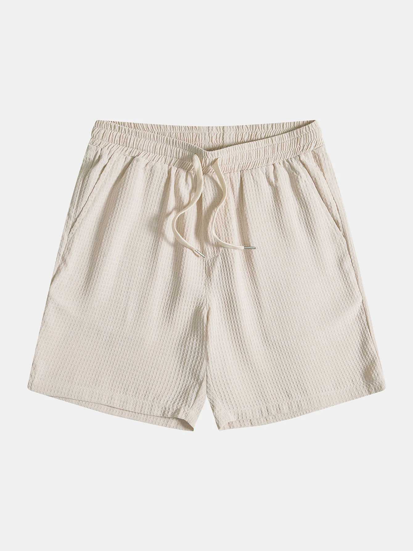 Waffel Revere Kragen Hemd & Shorts - Image 6